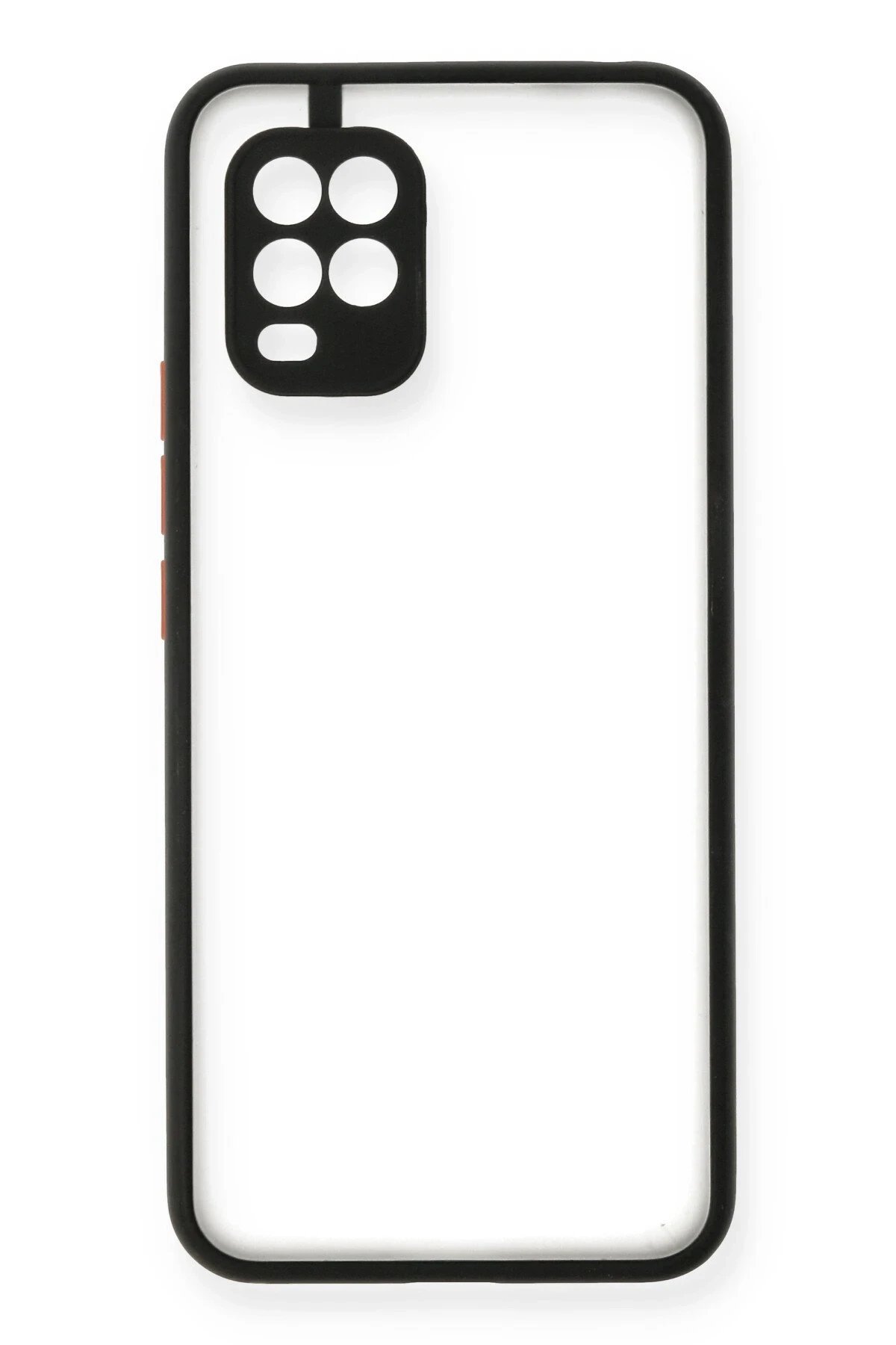 Newface Xiaomi Mi 10 Lite Kılıf Montreal Silikon Kapak - Siyah