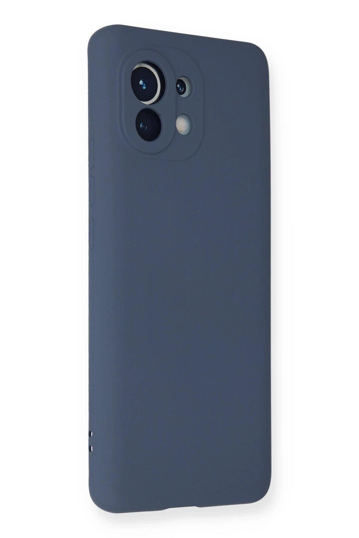 Newface Xiaomi Mi 11 Kılıf Nano içi Kadife Silikon - Gri