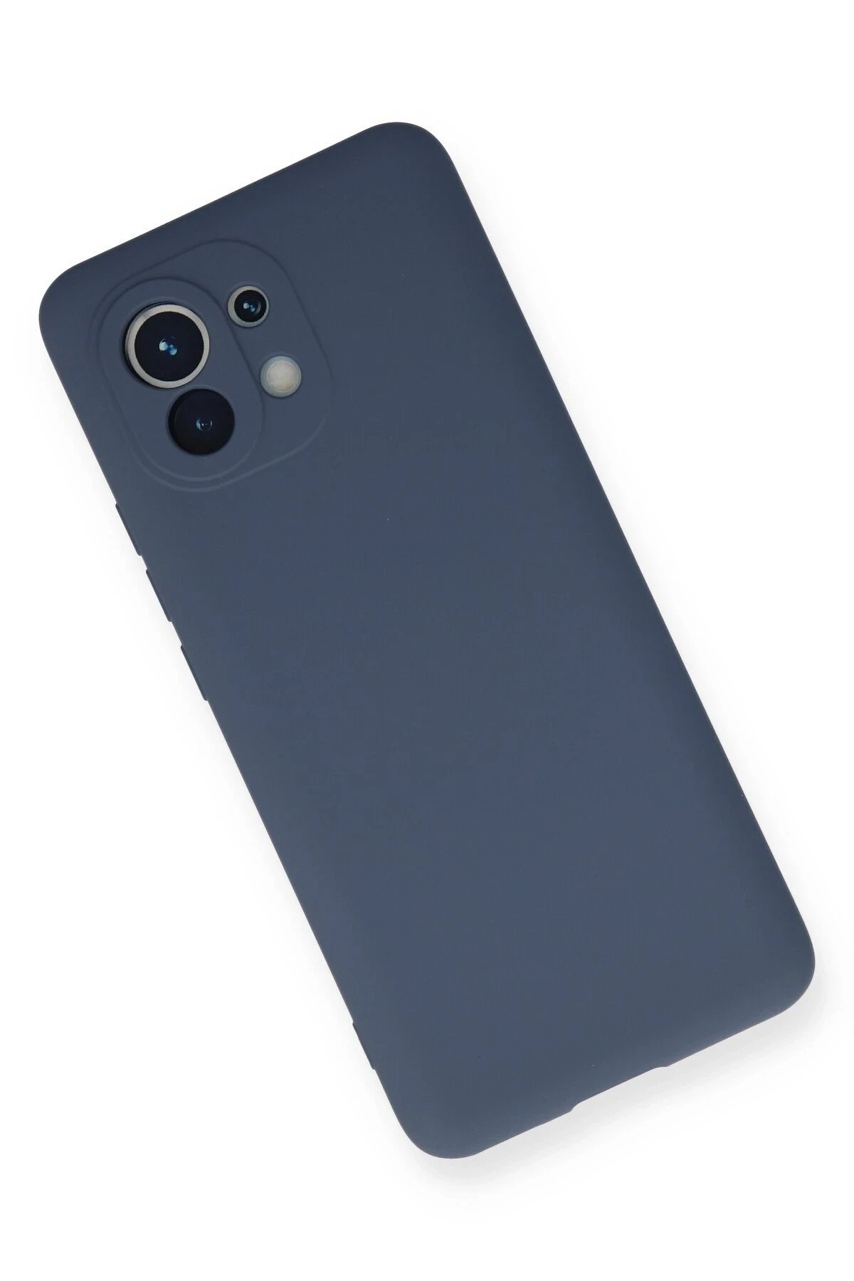 Newface Xiaomi Mi 11 Kılıf Nano içi Kadife Silikon - Gri