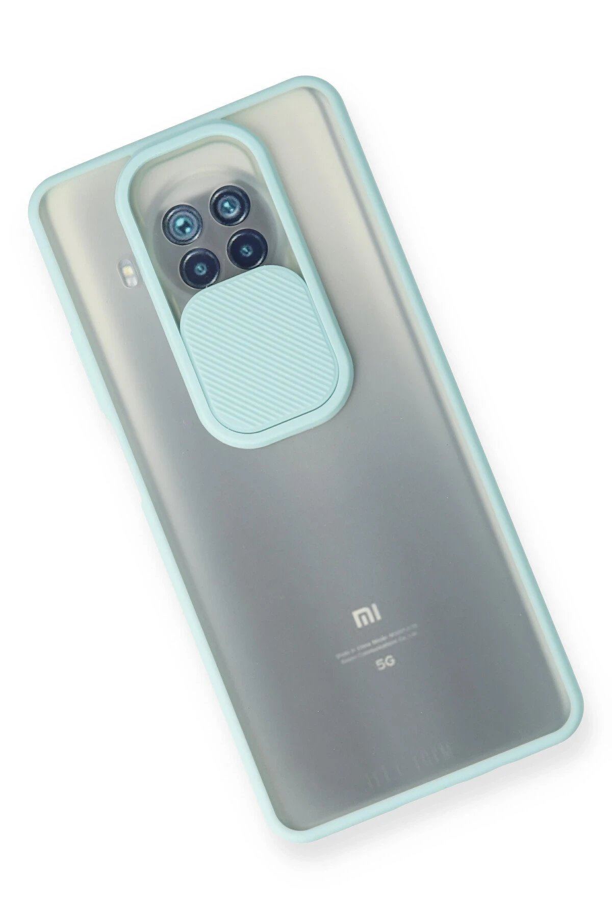 Newface Xiaomi Mi 10T Lite Kılıf Palm Buzlu Kamera Sürgülü Silikon uaz