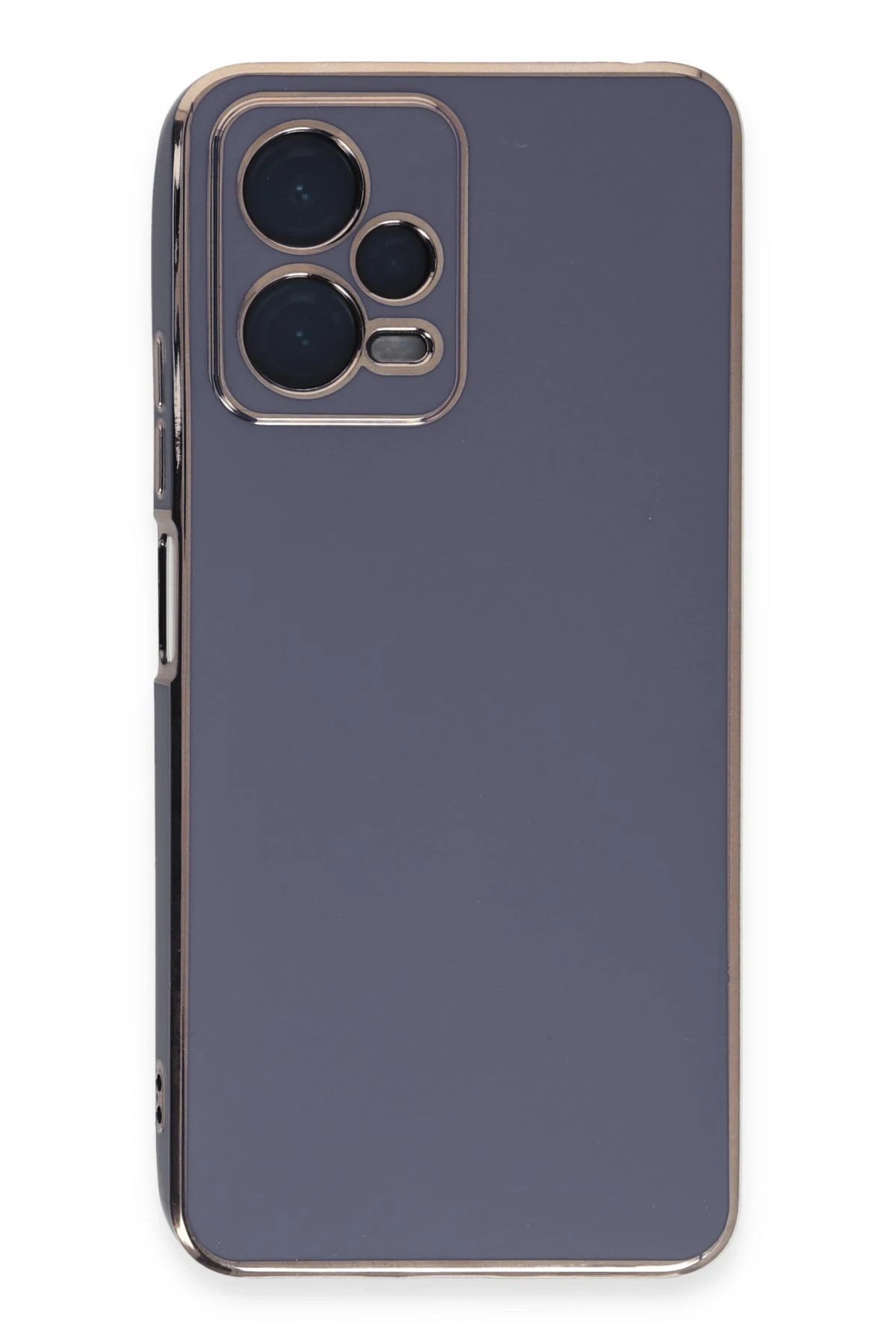 Newface Xiaomi Redmi Note 12 Pro 5G Kılıf Volet Silikon - Mavi