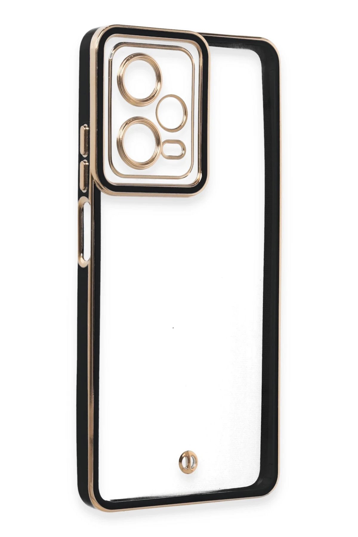 Newface Xiaomi Redmi Note 12 5G Kılıf Liva Lens Silikon - Siyah