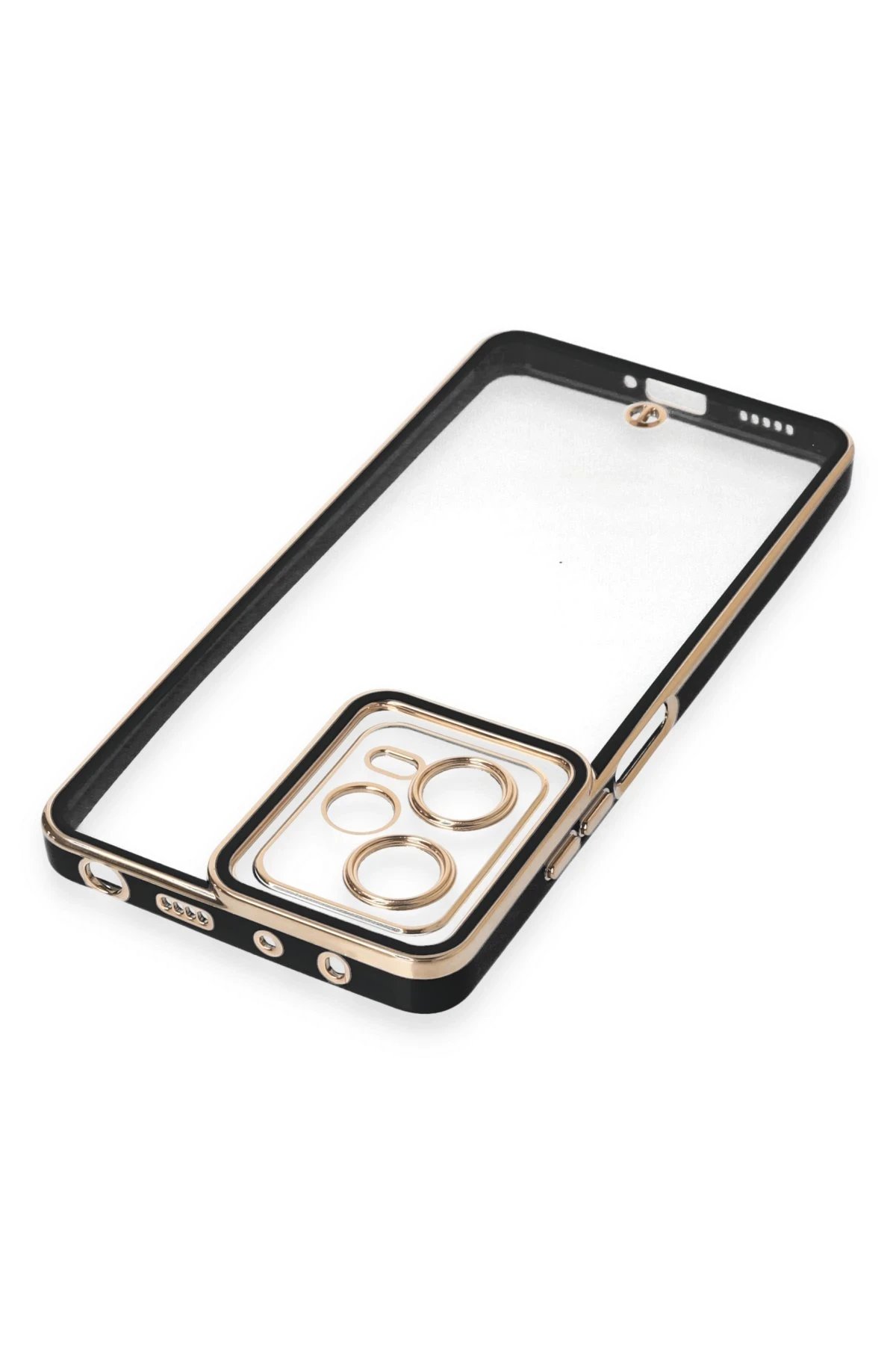 Newface Xiaomi Redmi Note 12 5G Kılıf Liva Lens Silikon - Siyah