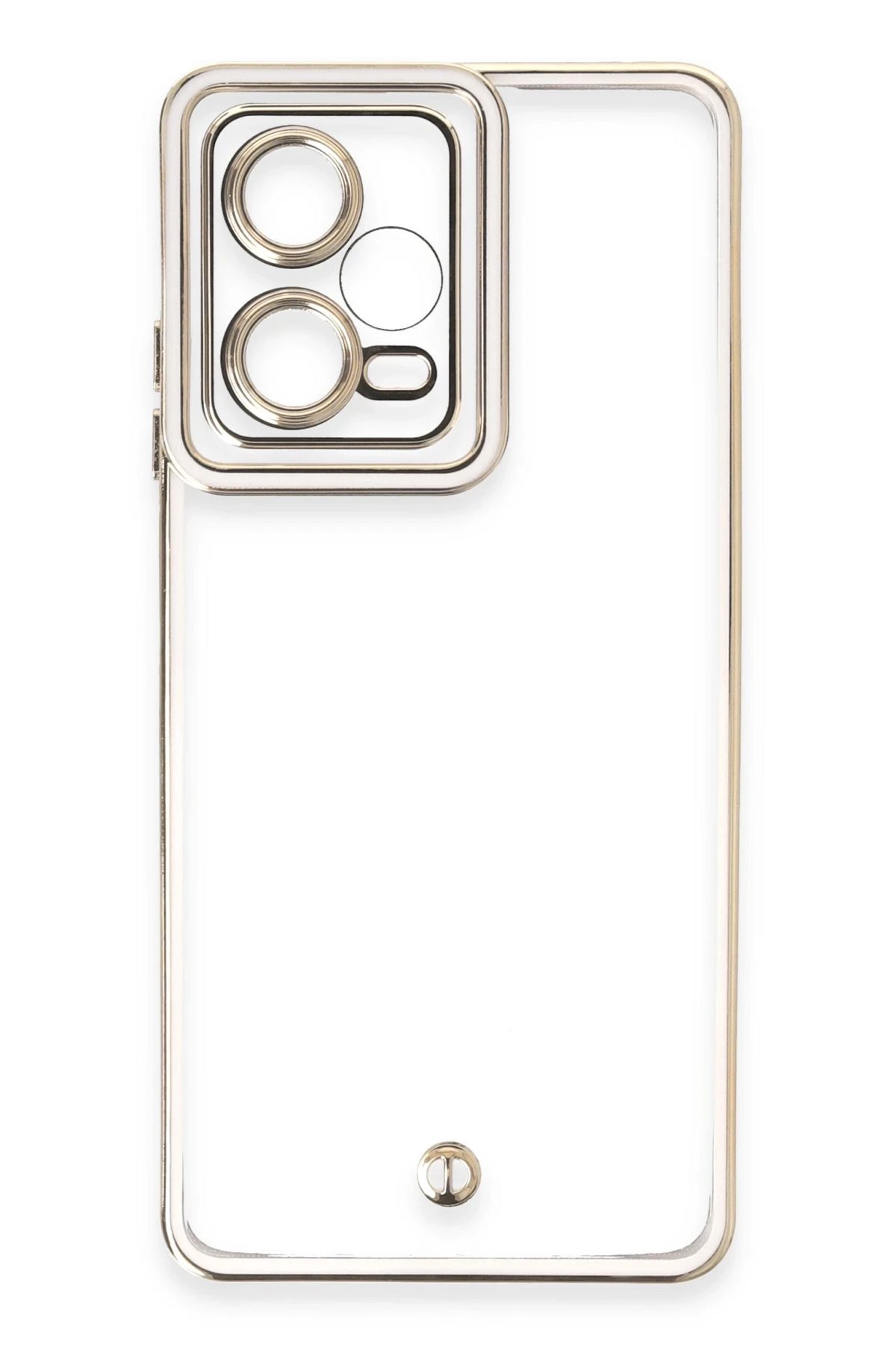 Newface Xiaomi Redmi Note 12 5G Kılıf Liva Lens Silikon - Beyaz