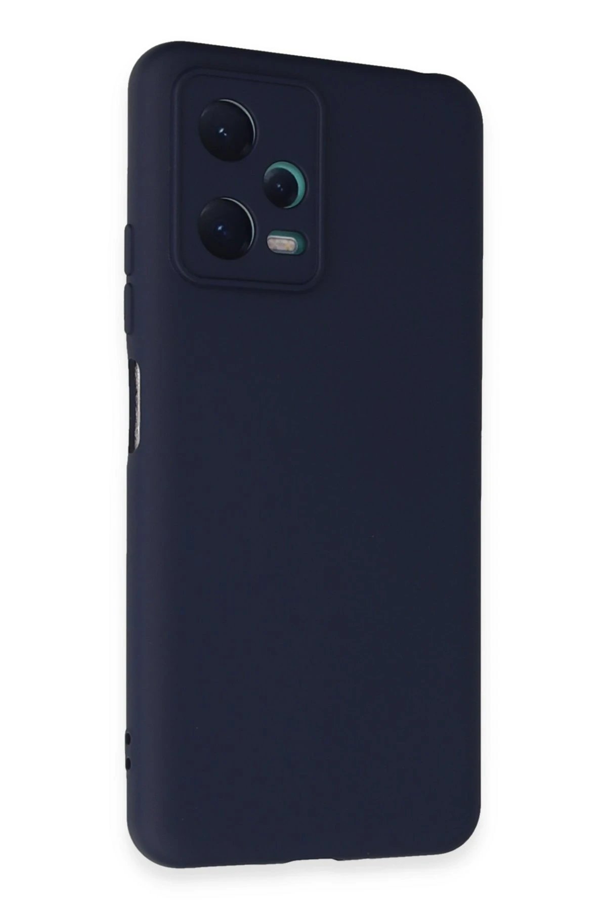 Newface Xiaomi Redmi Note 12 5G Kılıf Nano içi Kadife Silikon - Lacivert