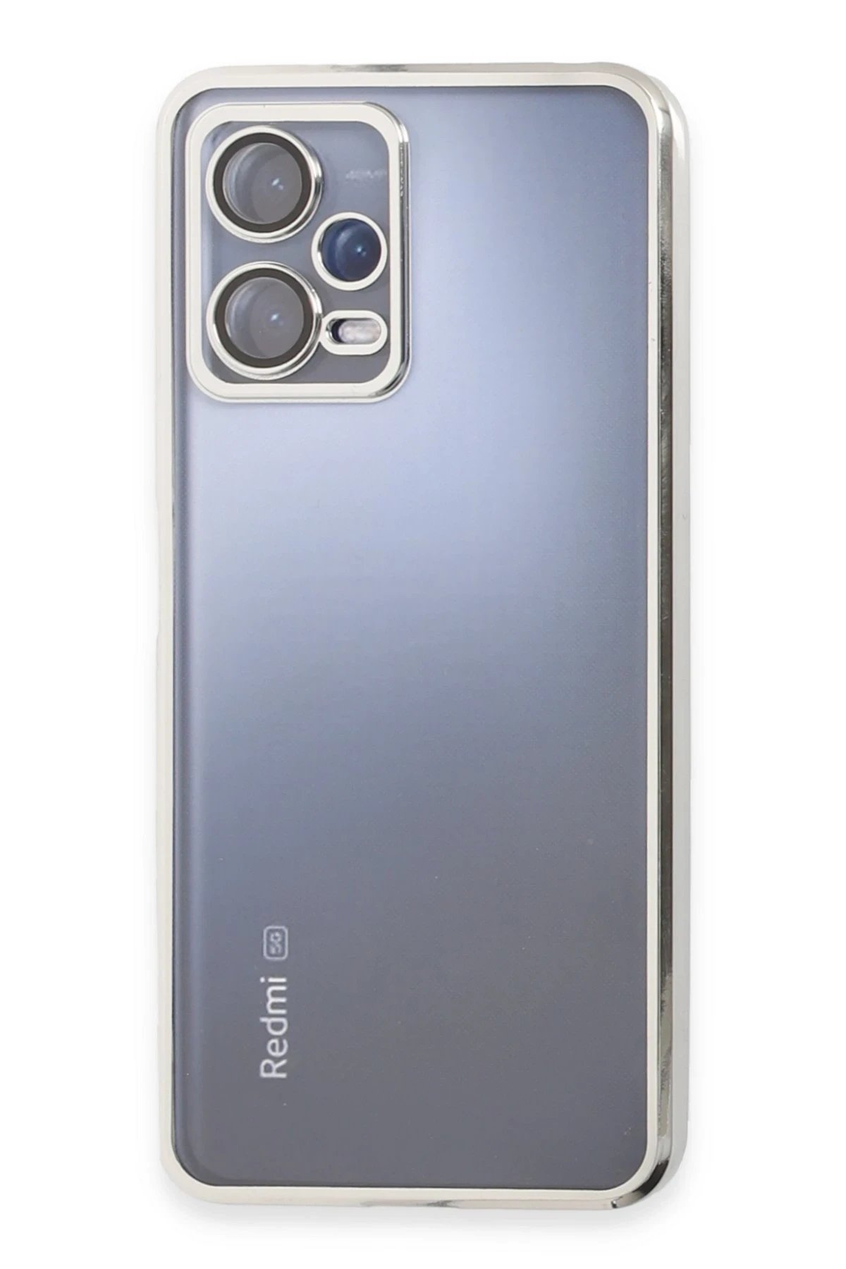 Newface Xiaomi Redmi Note 12 5G Kılıf Razer Lensli Silikon - Gold