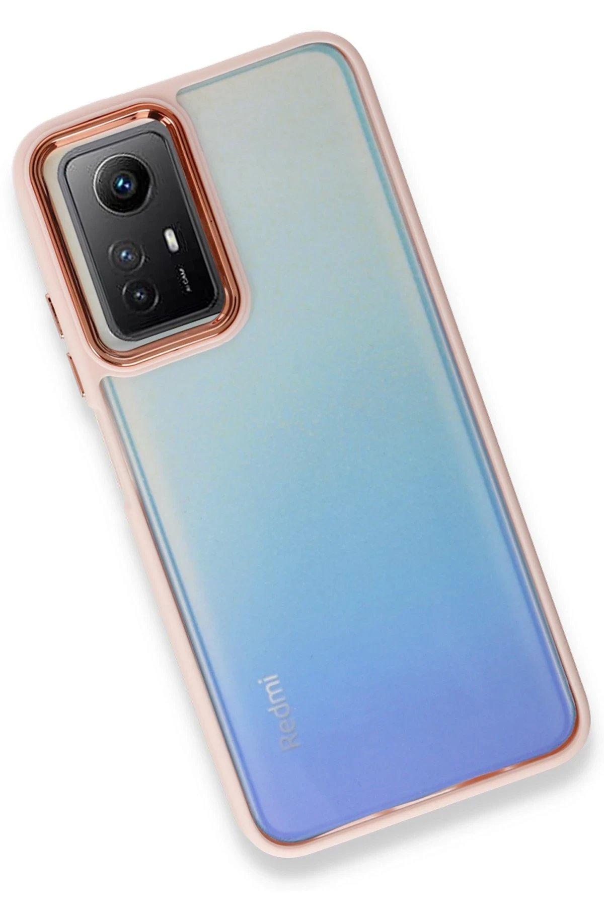 Newface Xiaomi Redmi Note 12S Kılıf Dora Kapak - Pudra