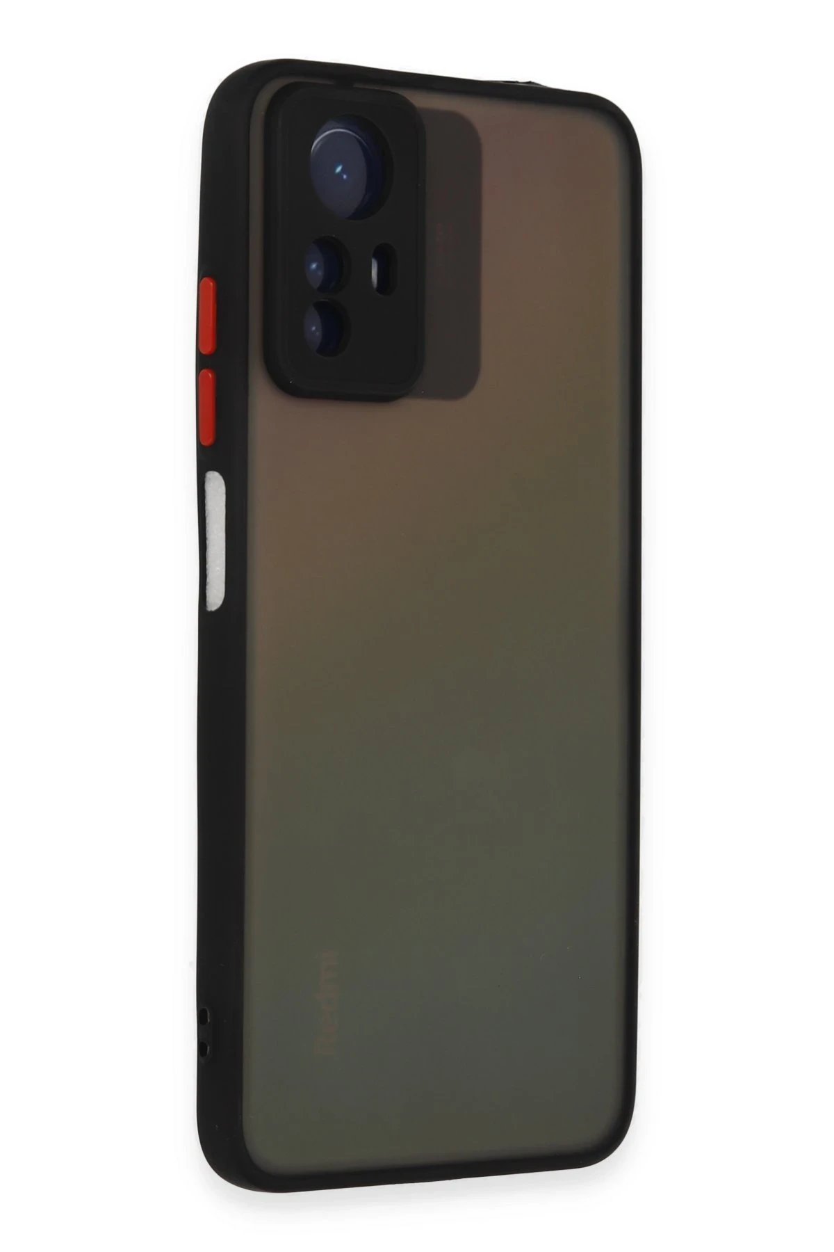 Newface Xiaomi Redmi Note 12S Kılıf Montreal Silikon Kapak - Siyah