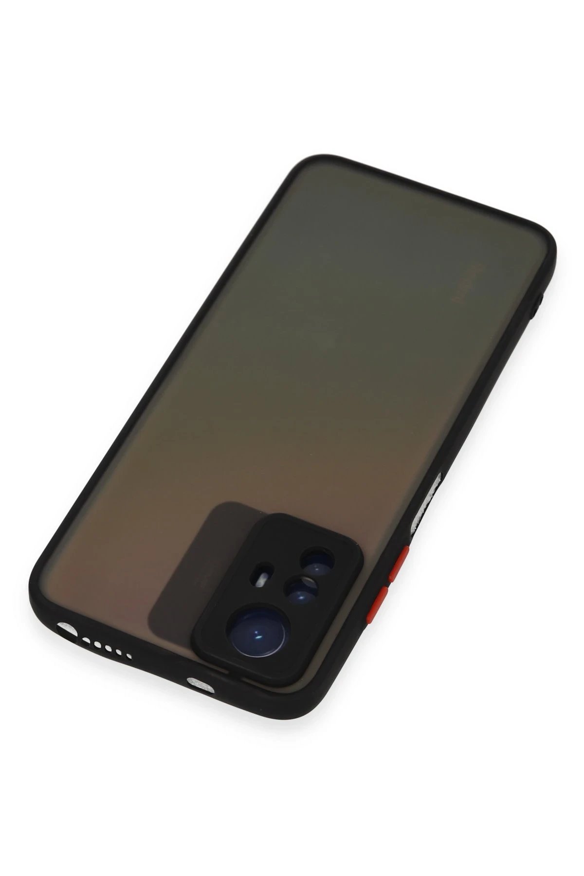 Newface Xiaomi Redmi Note 12S Kılıf Montreal Silikon Kapak - Siyah