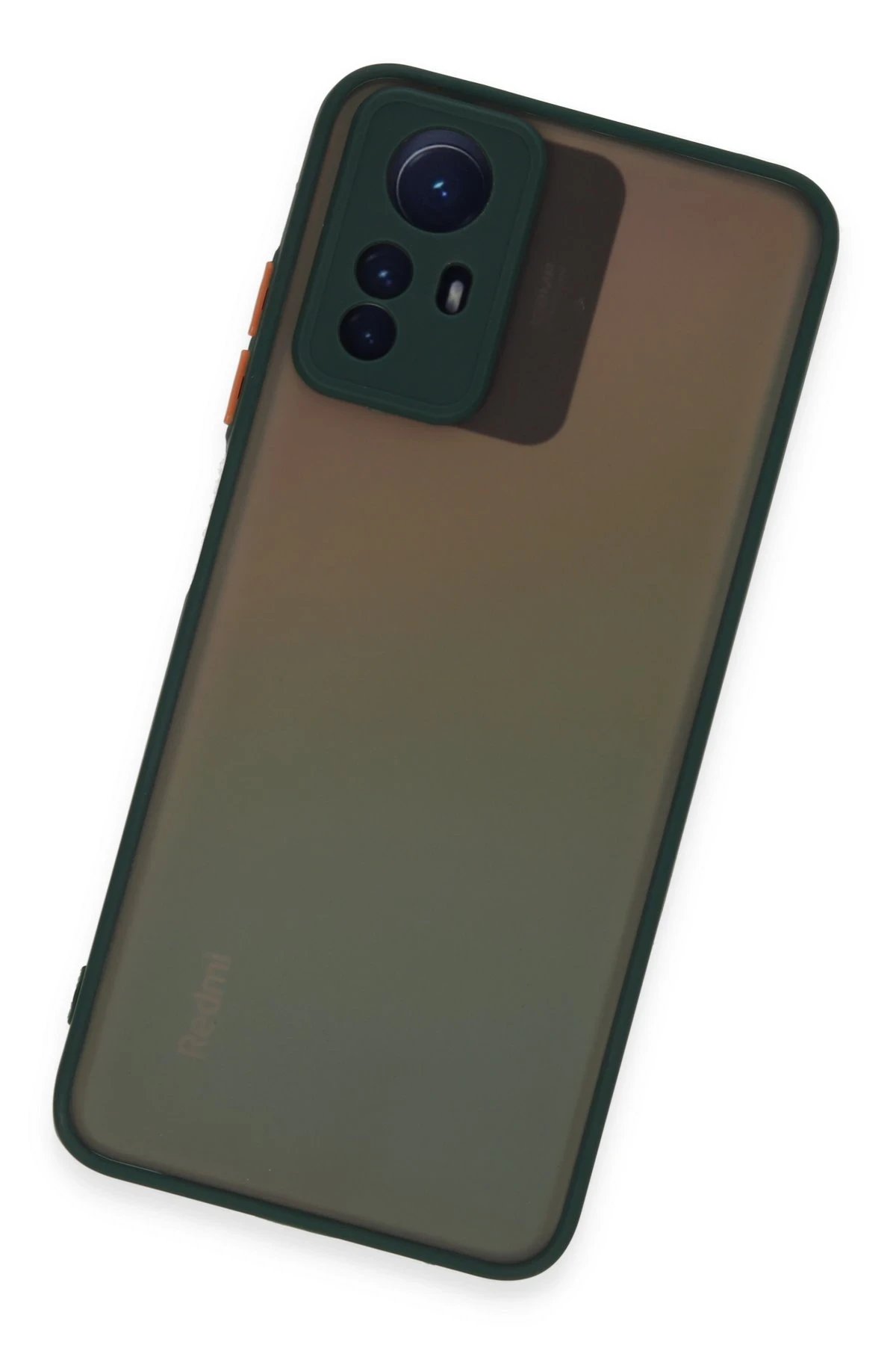 Newface Xiaomi Redmi Note 12S Kılıf Montreal Silikon Kapak - Yeşil