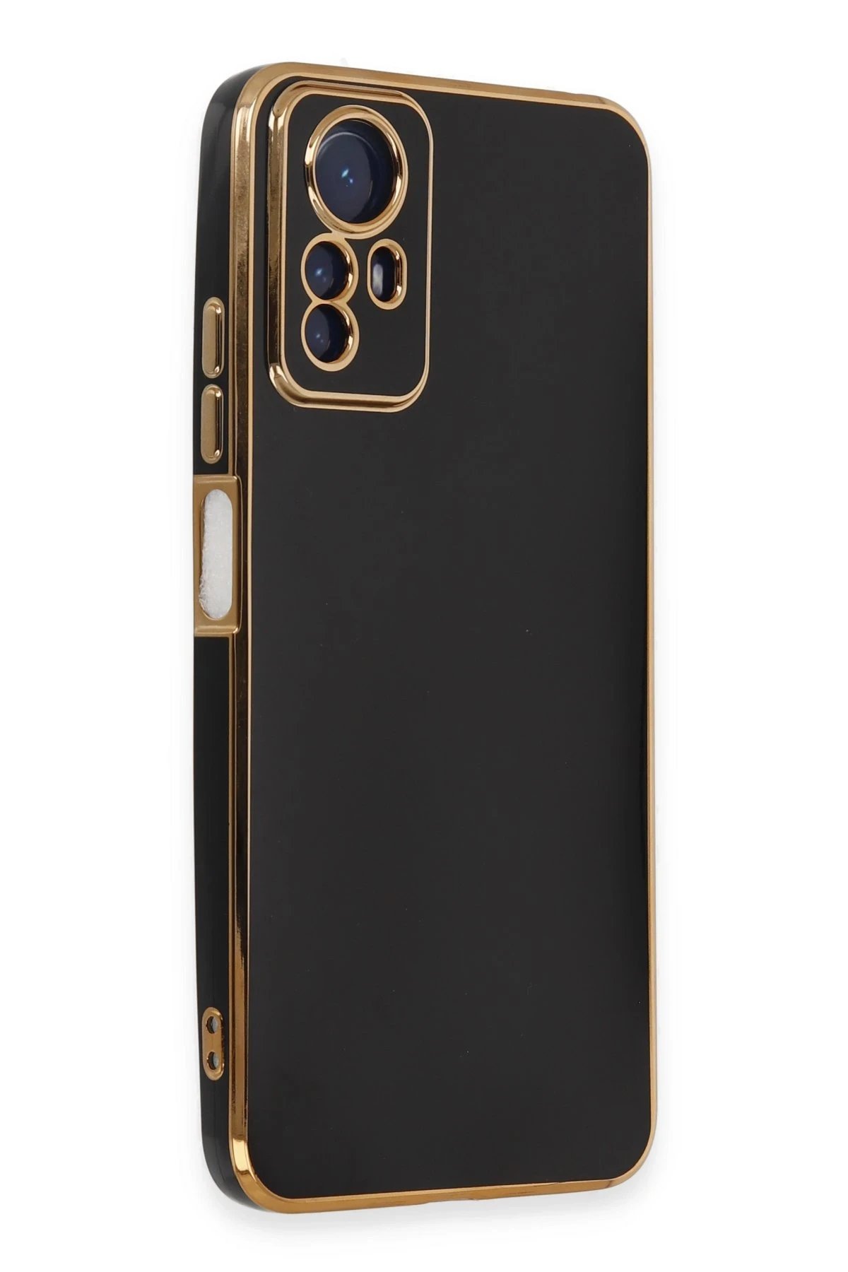 Newface Xiaomi Redmi Note 12S Kılıf Volet Silikon - Siyah