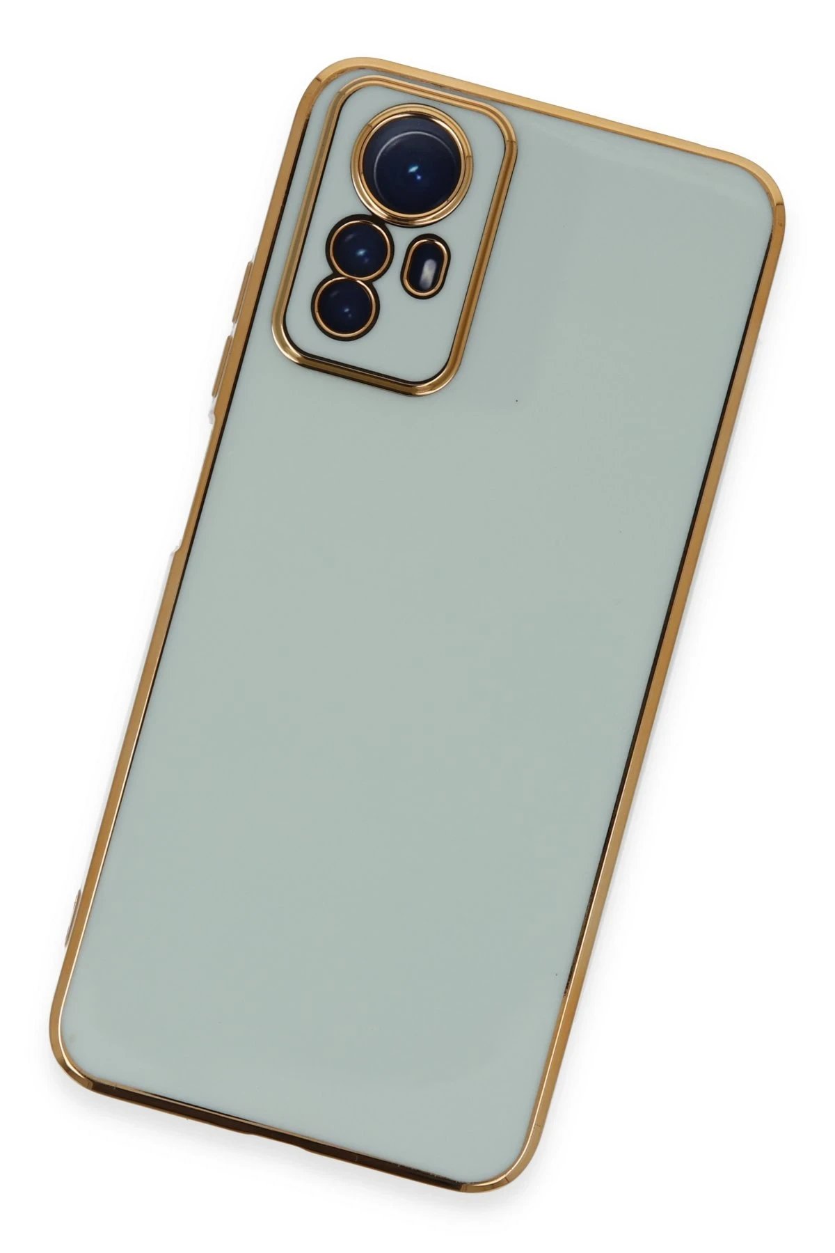 Newface Xiaomi Redmi Note 12S Kılıf Volet Silikon - Açık Yeşil