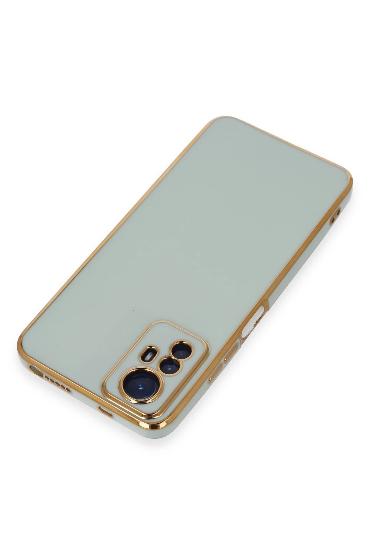 Newface Xiaomi Redmi Note 12S Kılıf Volet Silikon - Açık Yeşil