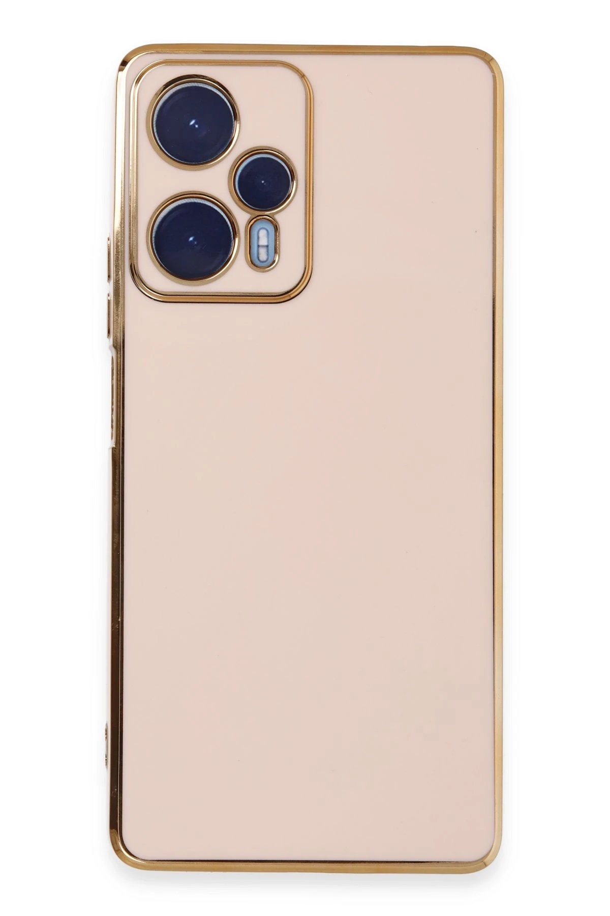 Newface Xiaomi Poco F5 Kılıf Volet Silikon - Pembe