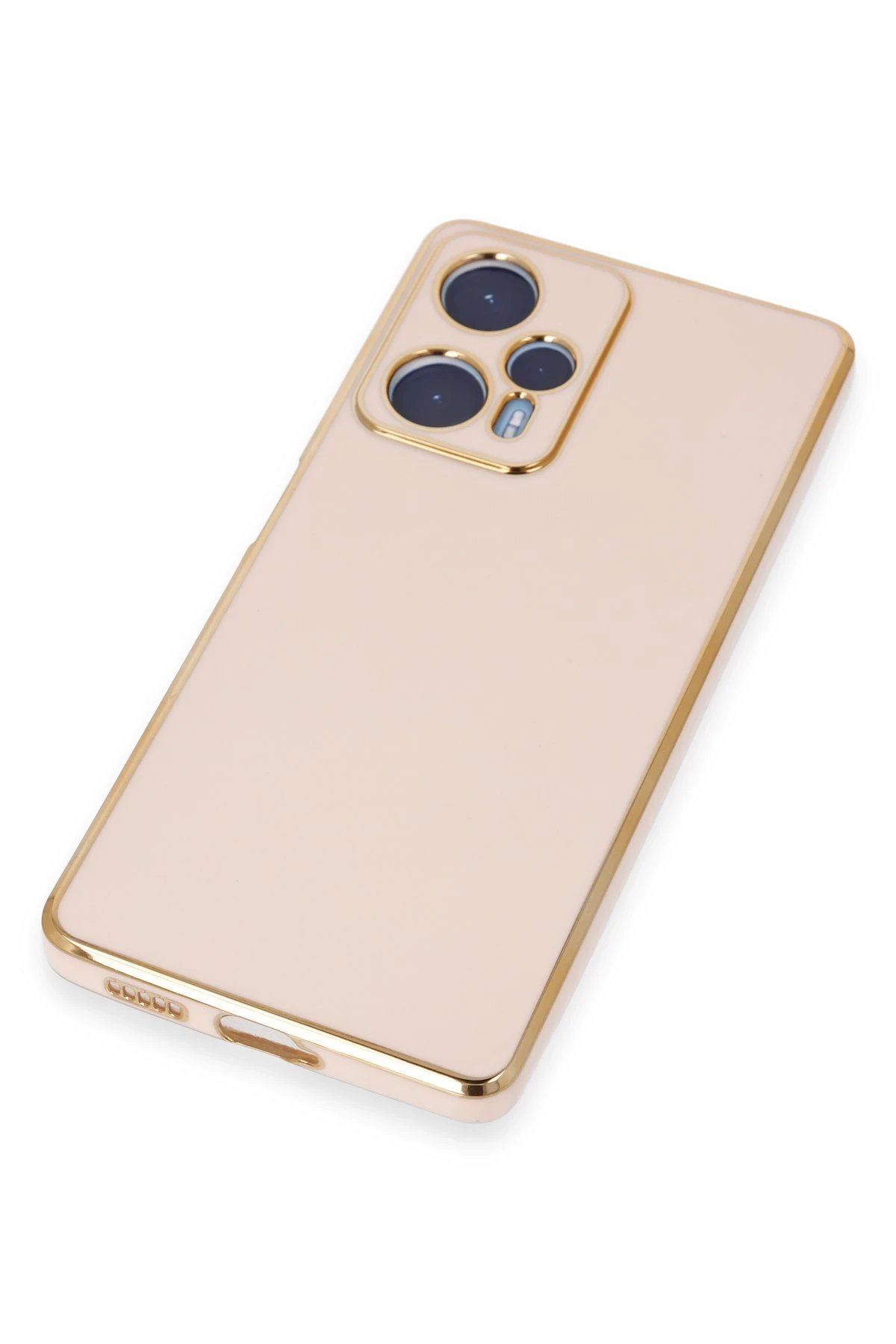 Newface Xiaomi Poco F5 Kılıf Volet Silikon - Pembe