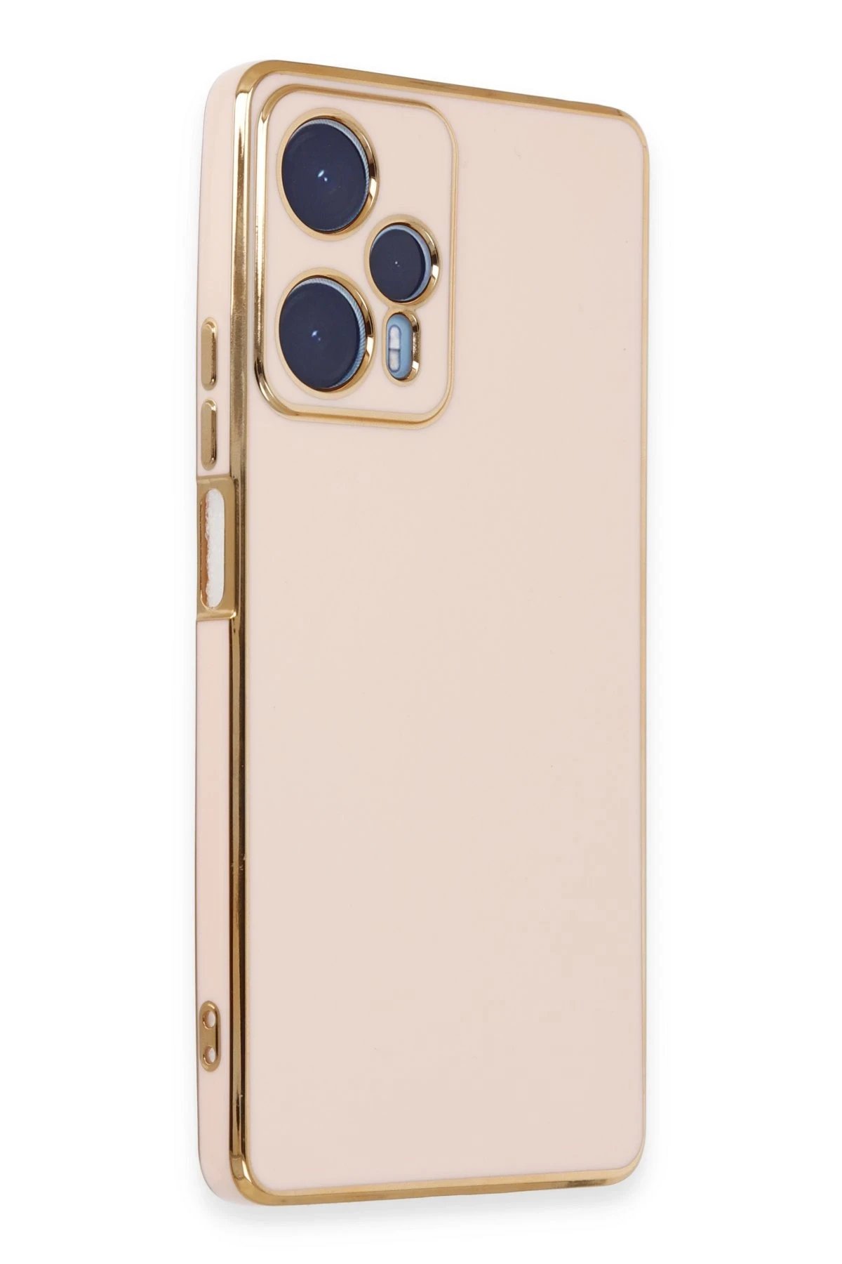 Newface Xiaomi Poco F5 Kılıf Volet Silikon - Pembe