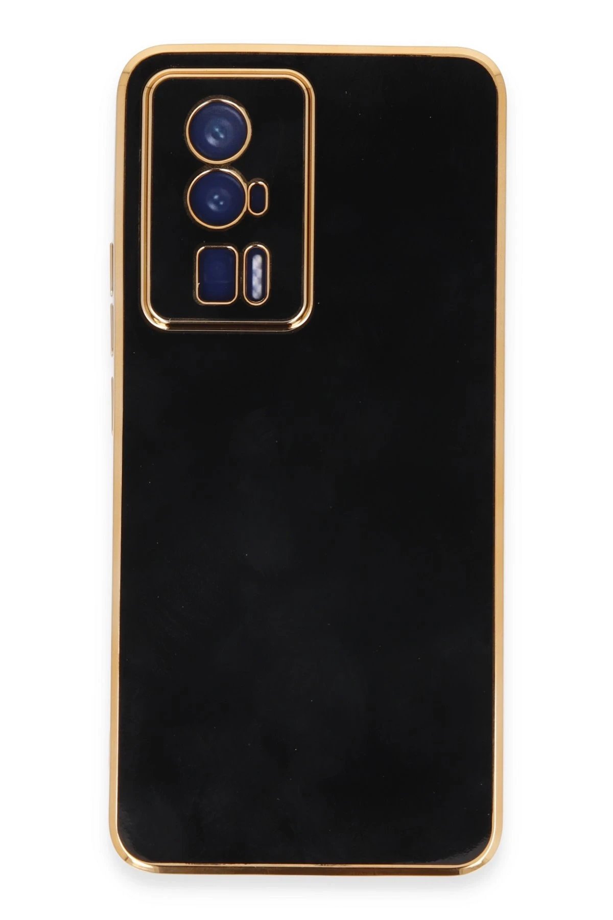 Newface Xiaomi Poco F5 Pro Kılıf Volet Silikon - Siyah