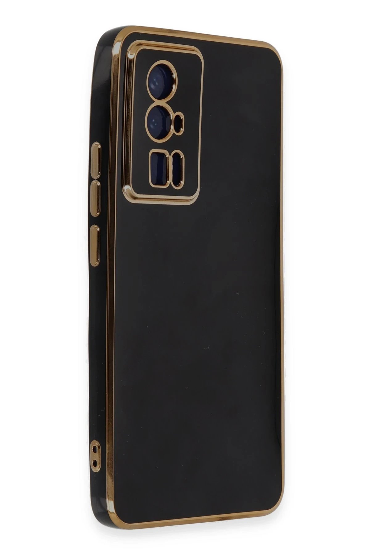 Newface Xiaomi Poco F5 Pro Kılıf Volet Silikon - Siyah