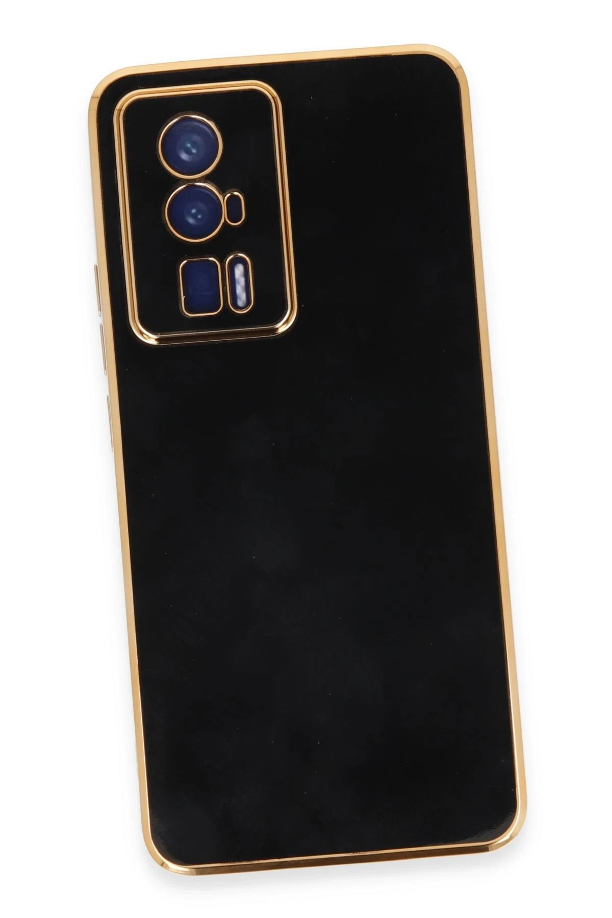 Newface Xiaomi Poco F5 Pro Kılıf Volet Silikon - Siyah