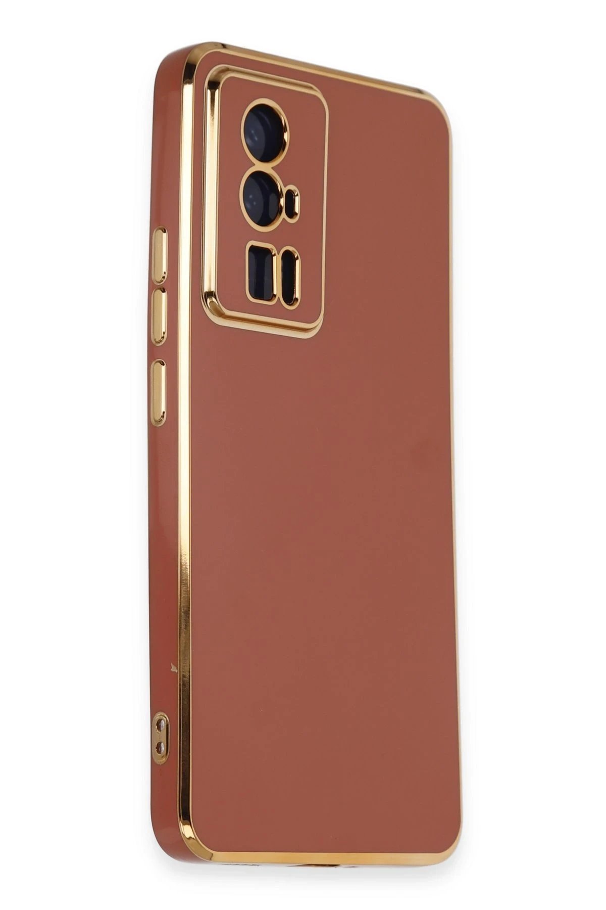 Newface Xiaomi Poco F5 Pro Kılıf Volet Silikon - Kırmızı