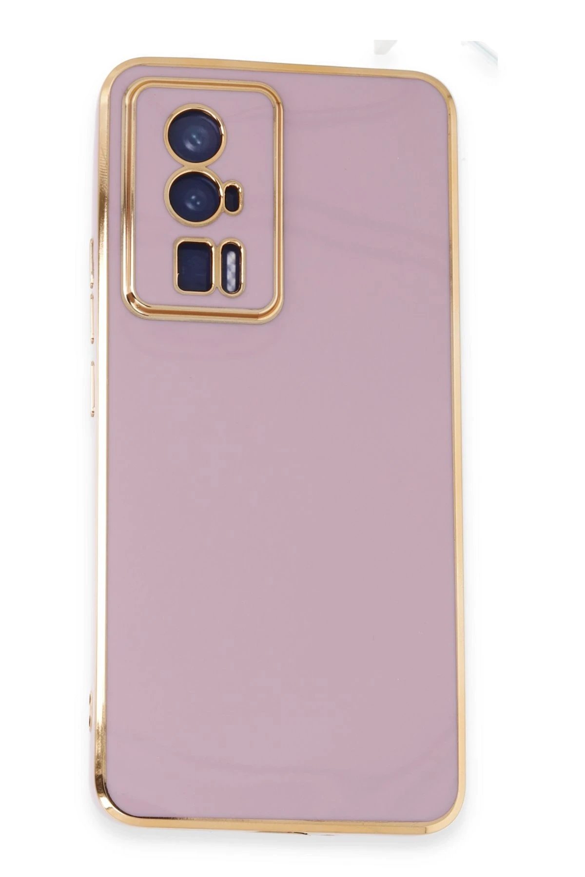 Newface Xiaomi Poco F5 Pro Kılıf Volet Silikon - Mor