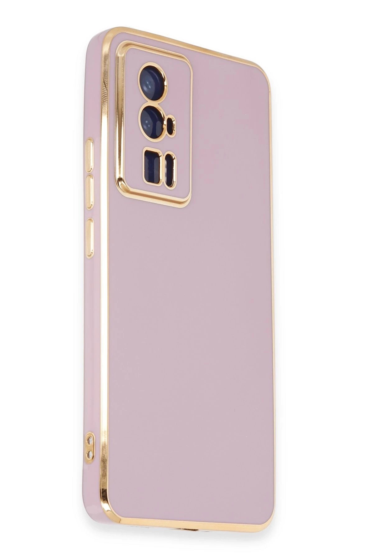 Newface Xiaomi Poco F5 Pro Kılıf Volet Silikon - Mor