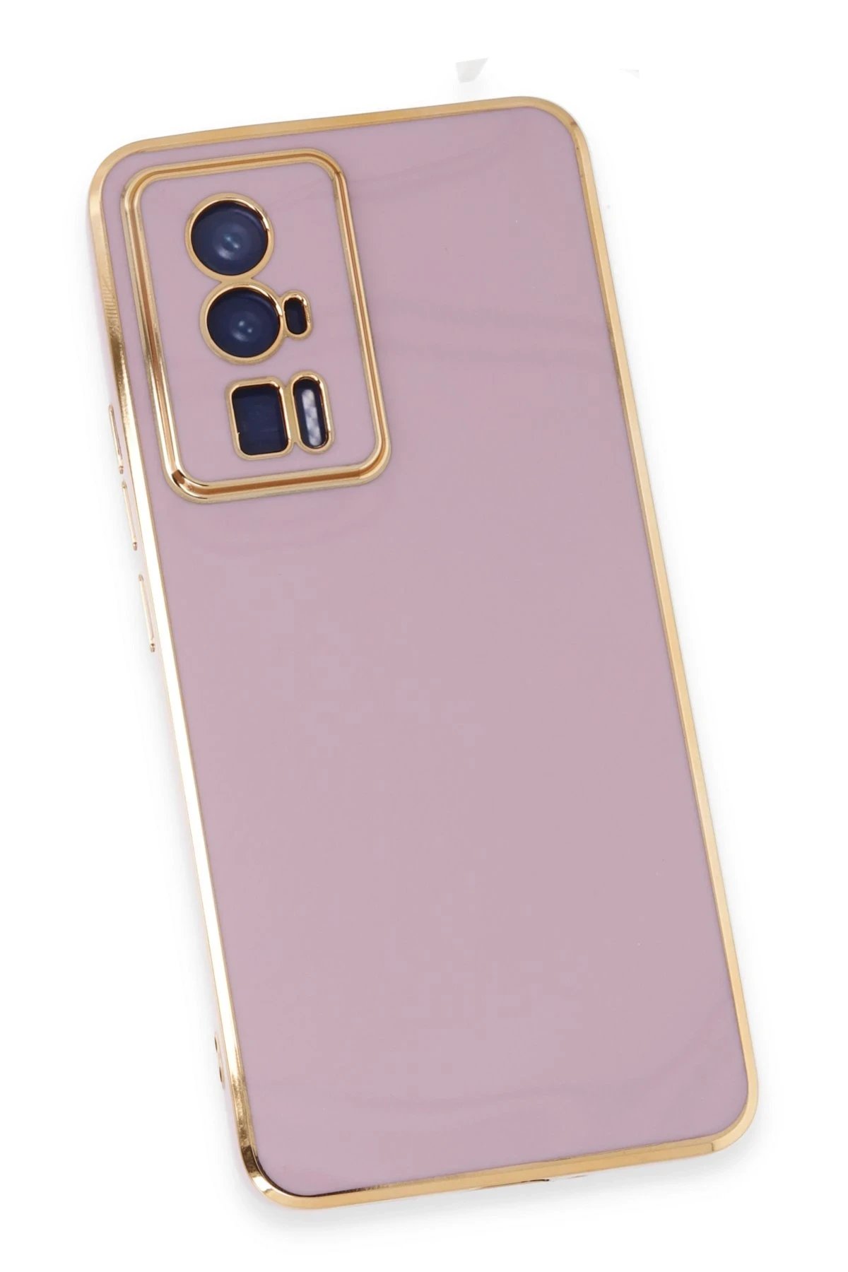 Newface Xiaomi Poco F5 Pro Kılıf Volet Silikon - Mor