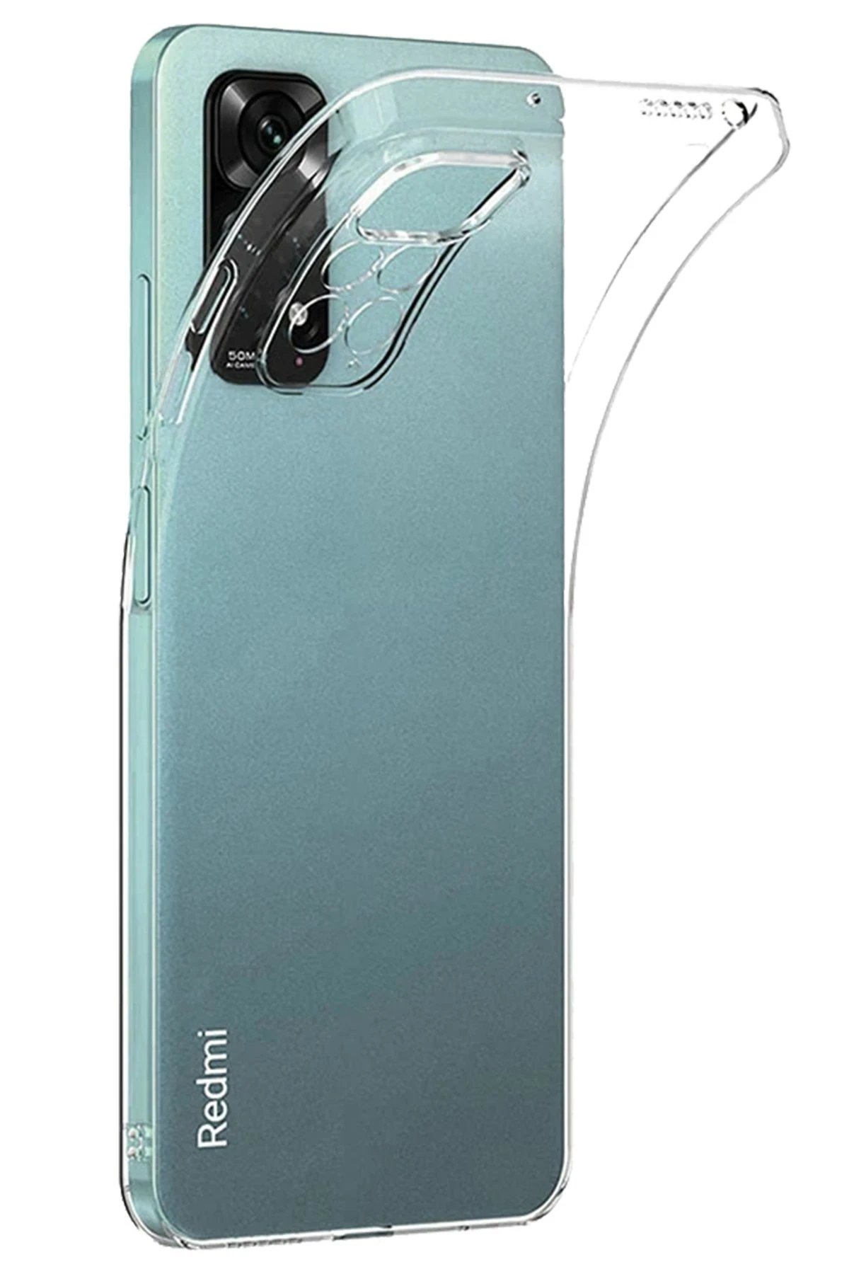 Newface Xiaomi Redmi Note 12 Pro 4G Kılıf Lüx Şeffaf Silikon