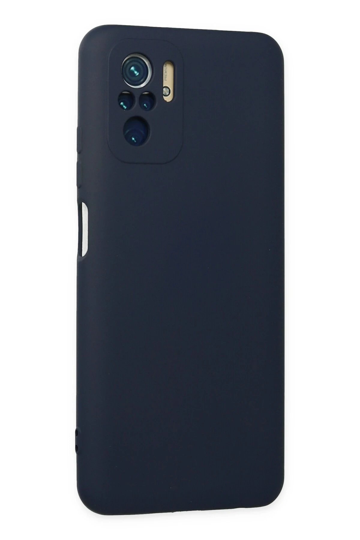 Newface Xiaomi Redmi Note 10 Kılıf Nano içi Kadife Silikon - Lacivert