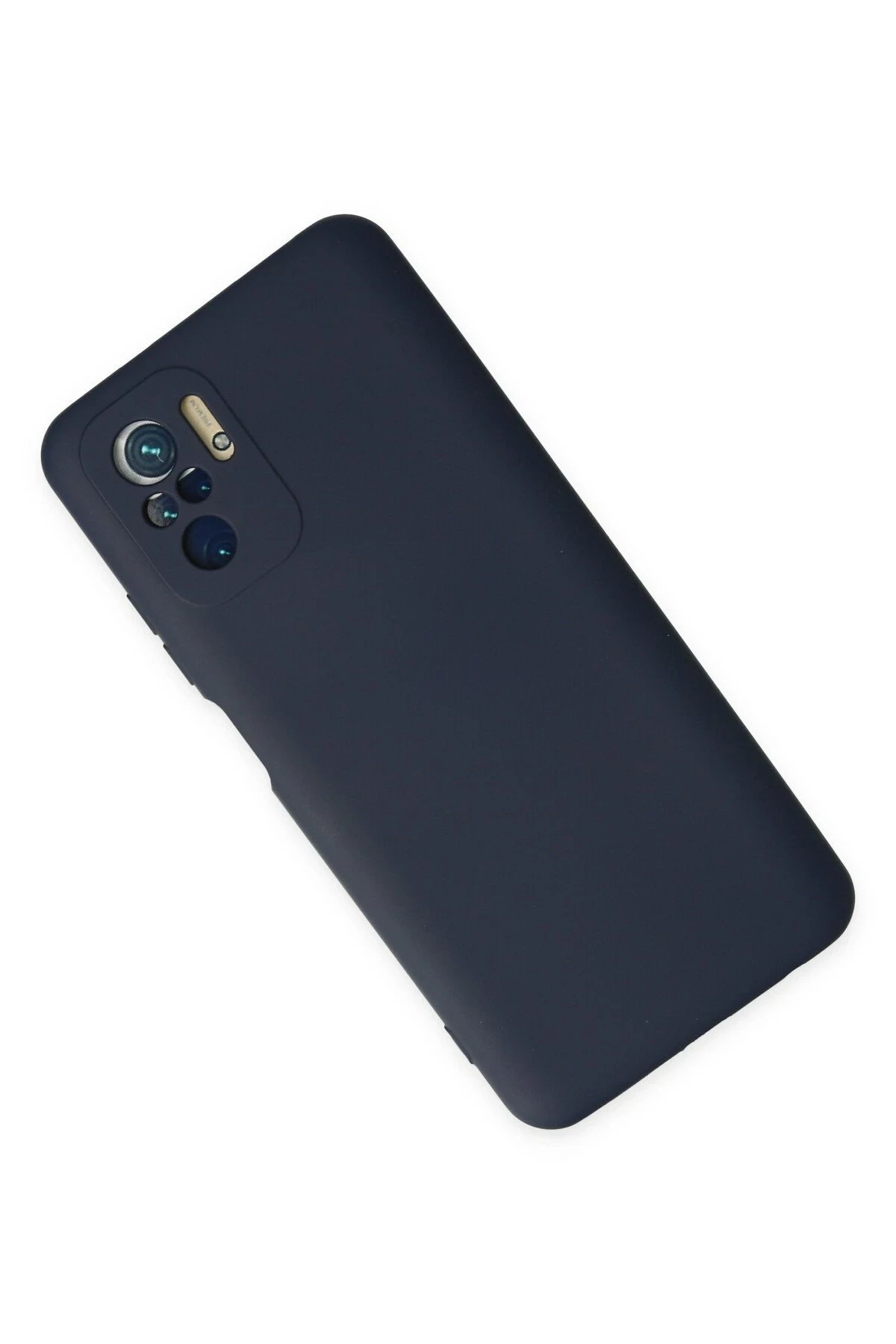 Newface Xiaomi Redmi Note 10 Kılıf Nano içi Kadife Silikon - Lacivert