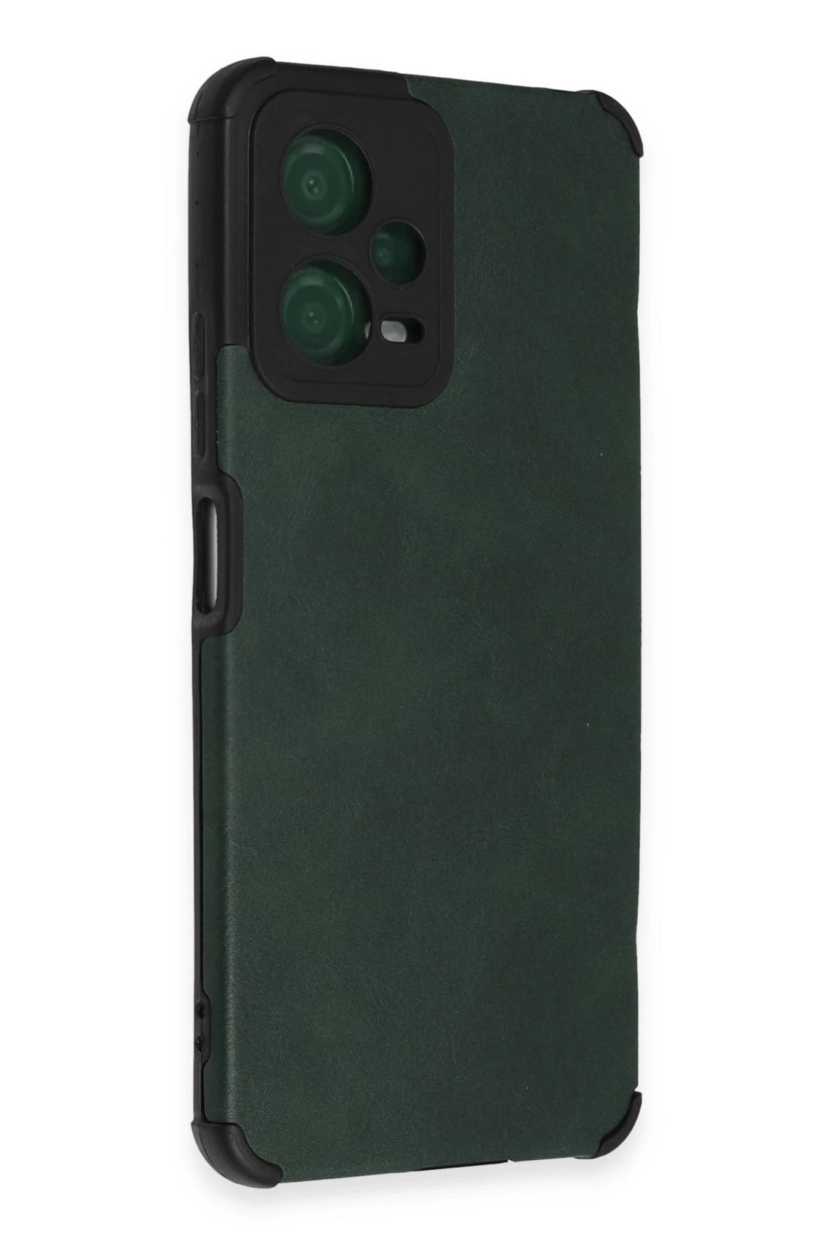 Newface Xiaomi Redmi Note 12 5G Kılıf Loop Deri Silikon - Yeşil