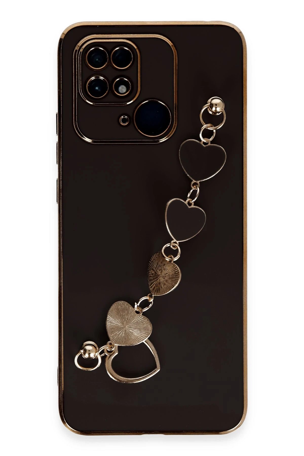 Newface Xiaomi Redmi 10C Kılıf Esila Silikon - Siyah