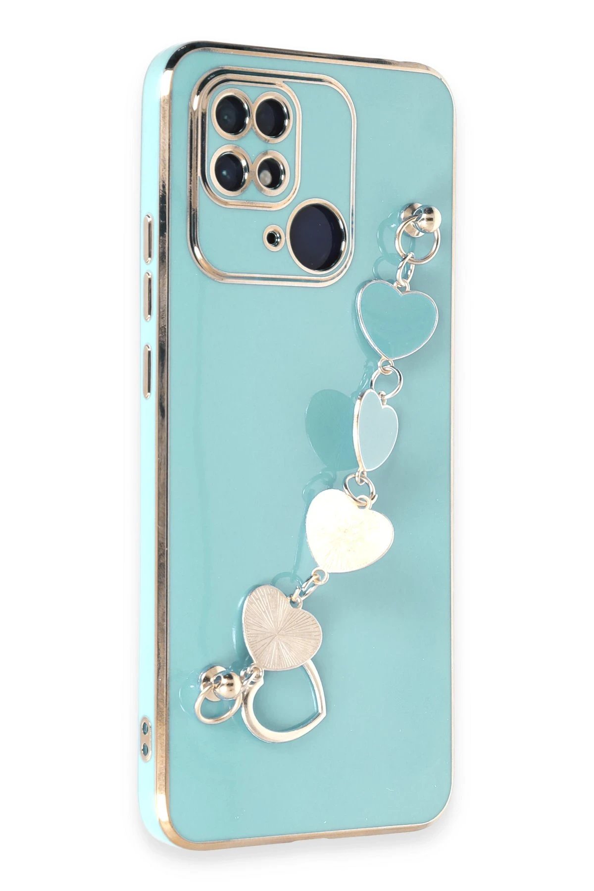 Newface Xiaomi Redmi 10C Kılıf Esila Silikon - Su Yeşili