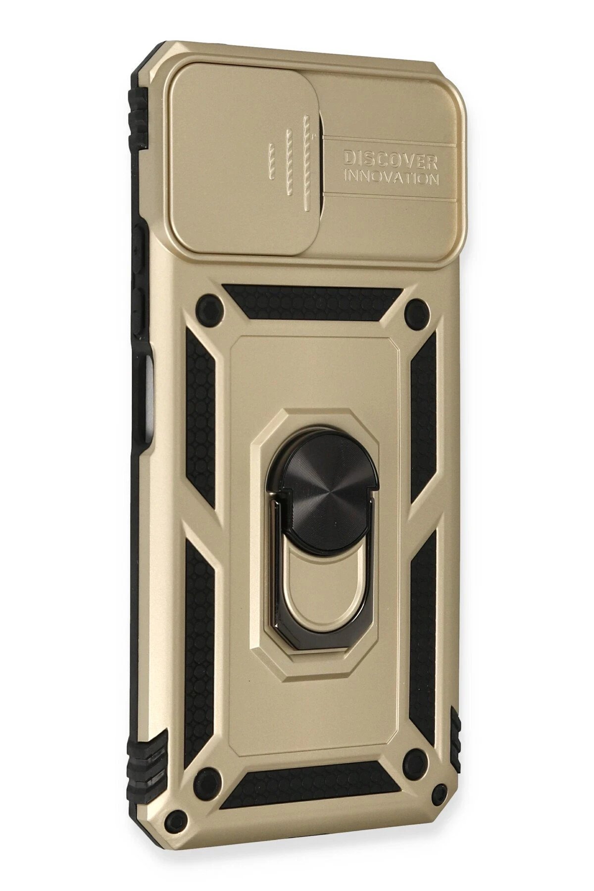 Newface Xiaomi Mİ 11 Lite Kılıf Pars Lens Yüzüklü Silikon - Gold