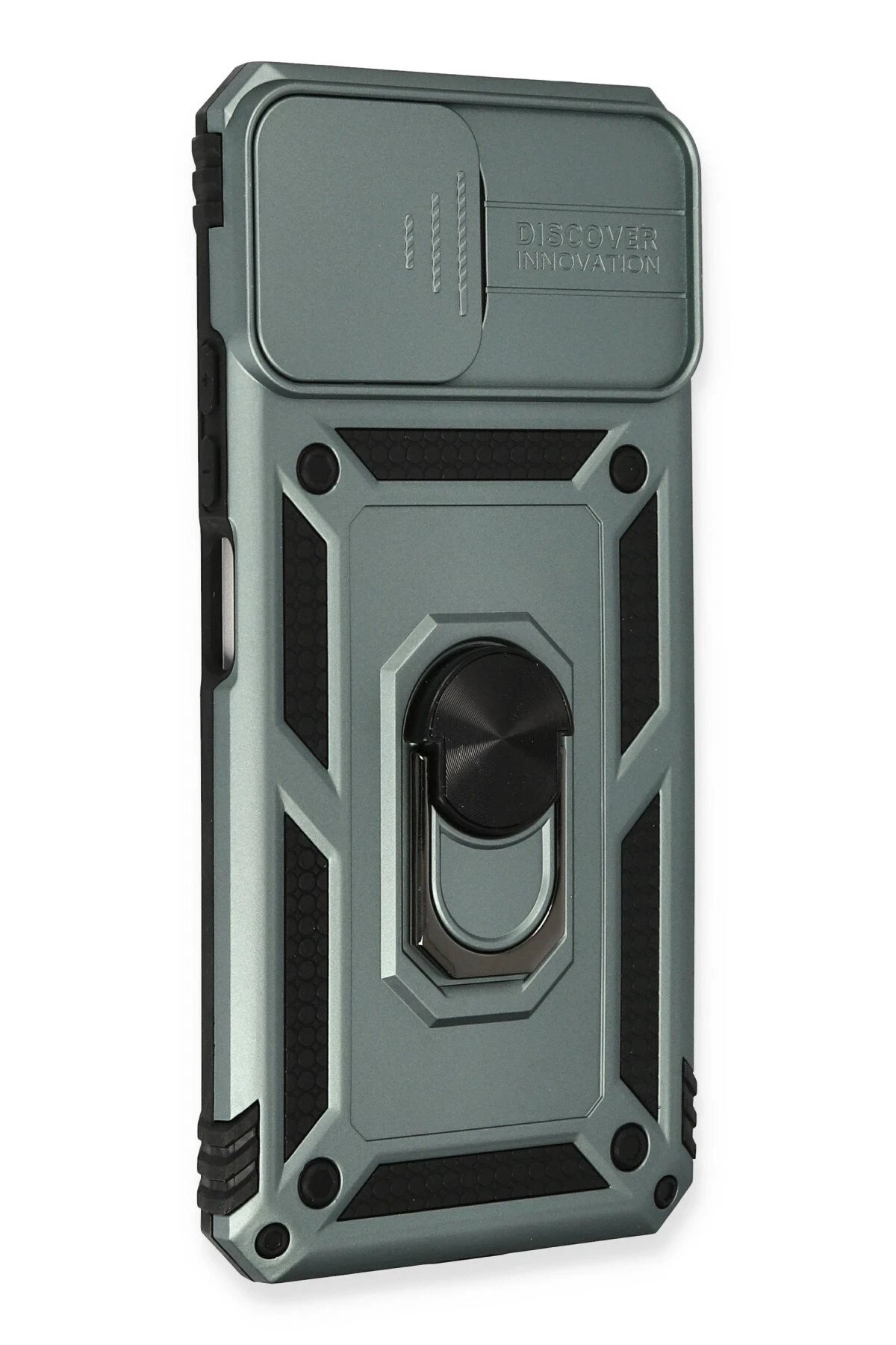 Newface Xiaomi Mİ 11 Lite Kılıf Pars Lens Yüzüklü Silikon - Yeşil