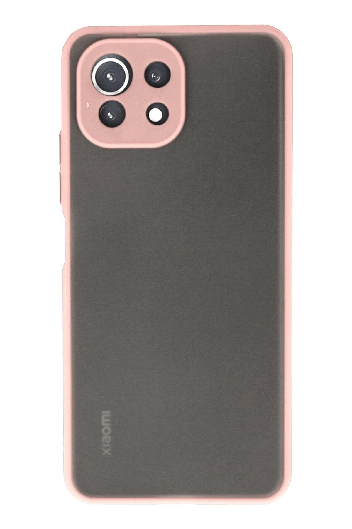 Newface Xiaomi Mİ 11 Lite Kılıf Montreal Silikon Kapak - Pembe