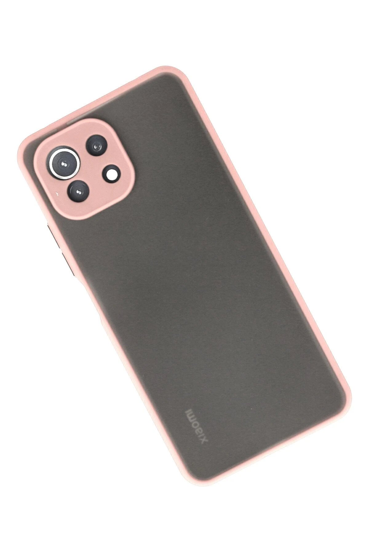 Newface Xiaomi Mİ 11 Lite Kılıf Montreal Silikon Kapak - Pembe