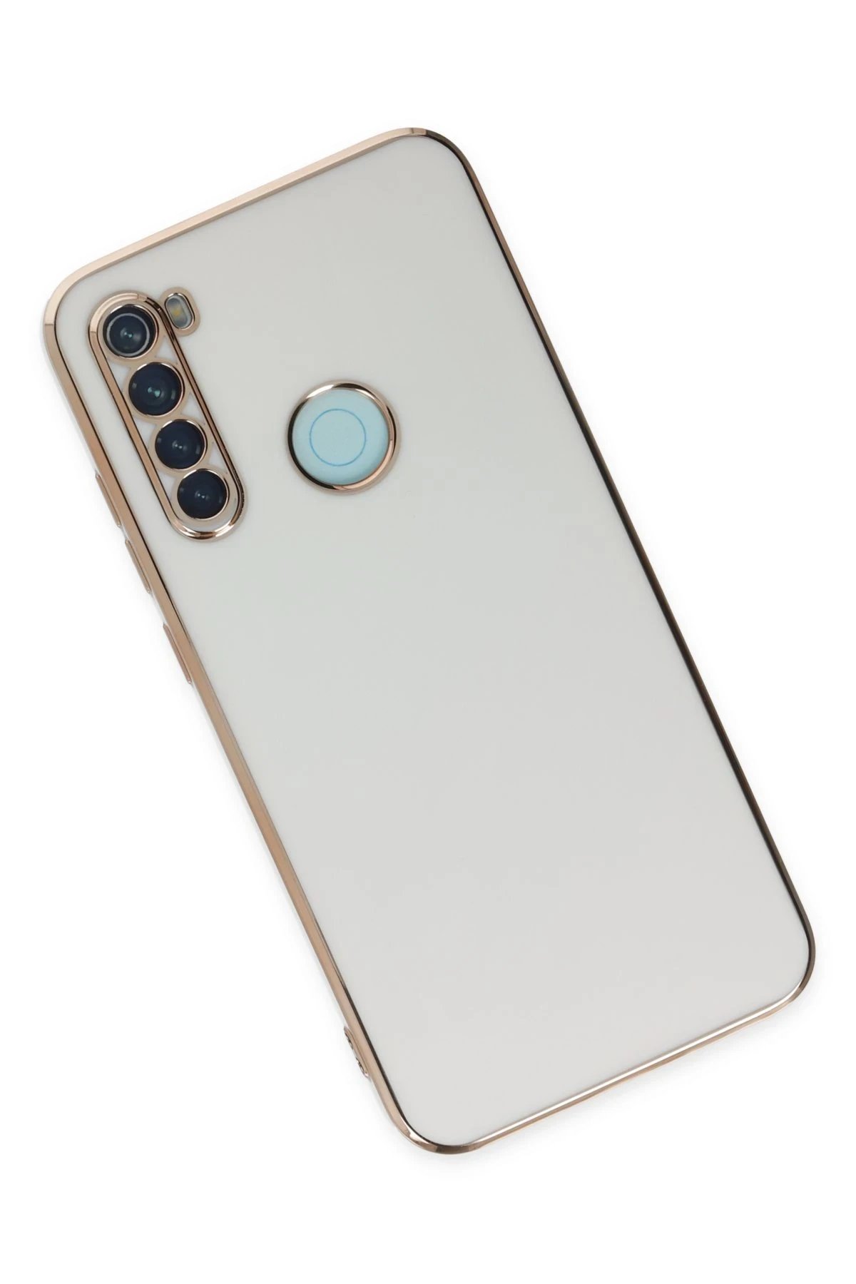 Newface Xiaomi Redmi Note 8 Kılıf Volet Silikon - Beyaz