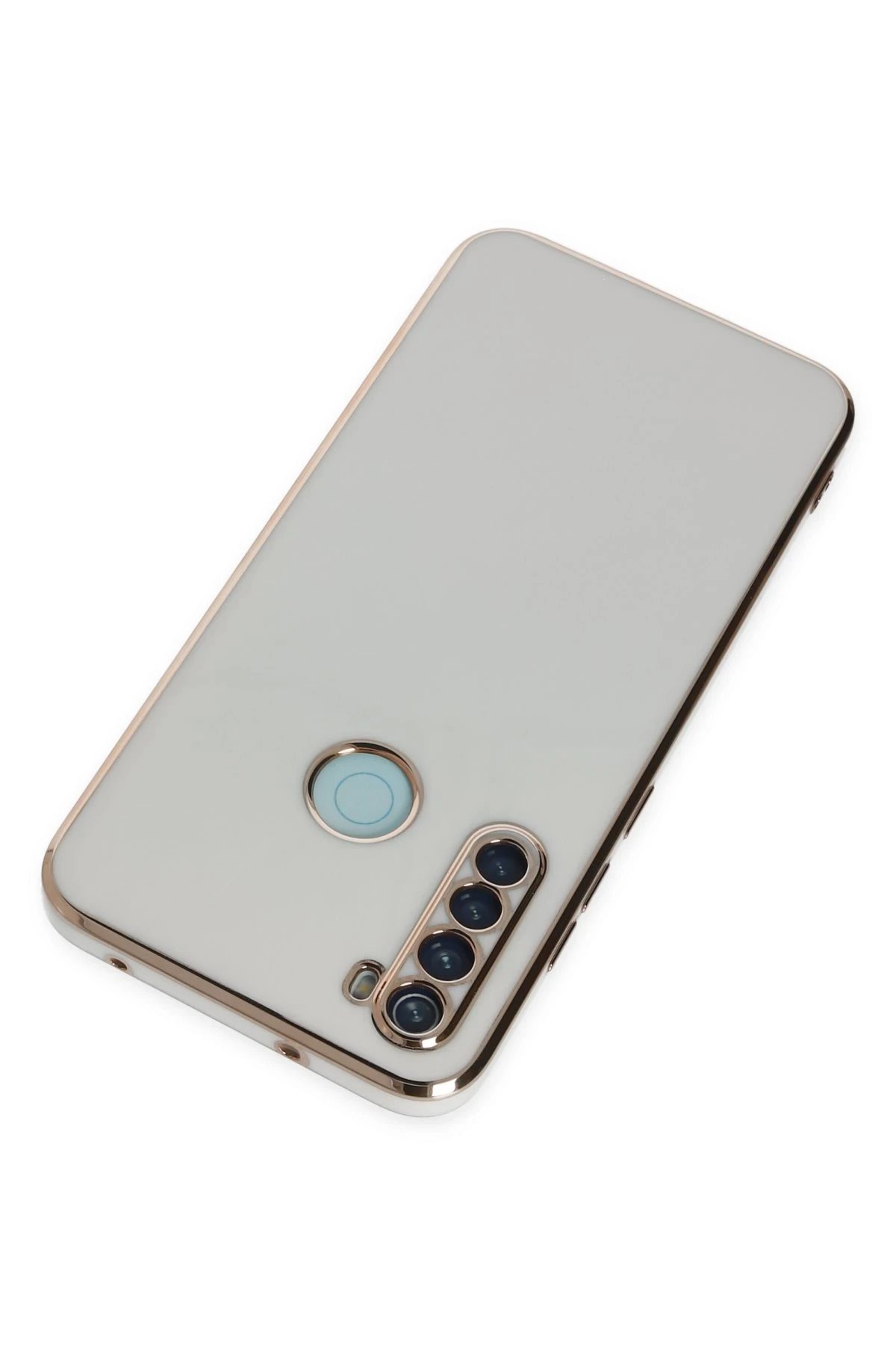 Newface Xiaomi Redmi Note 8 Kılıf Volet Silikon - Beyaz