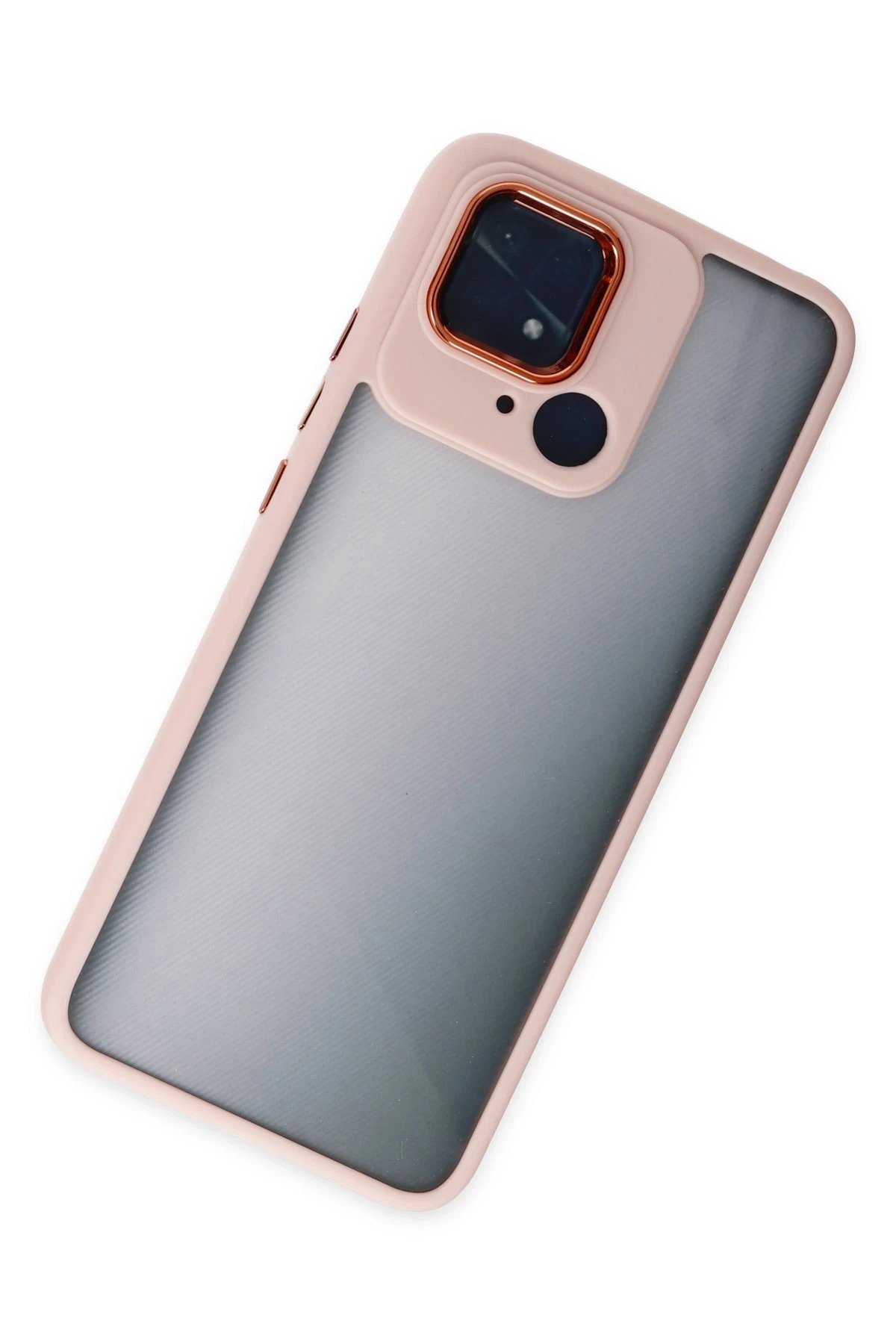 Newface Xiaomi Redmi 10C Kılıf Dora Kapak - Pudra