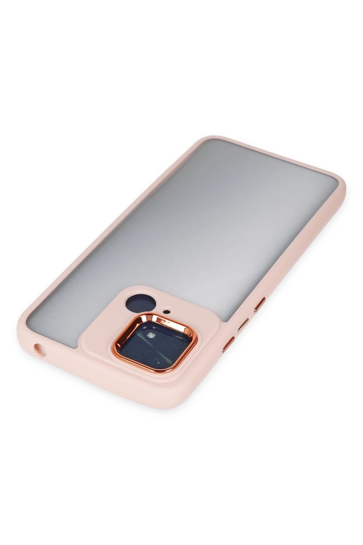 Newface Xiaomi Redmi 10C Kılıf Dora Kapak - Pudra