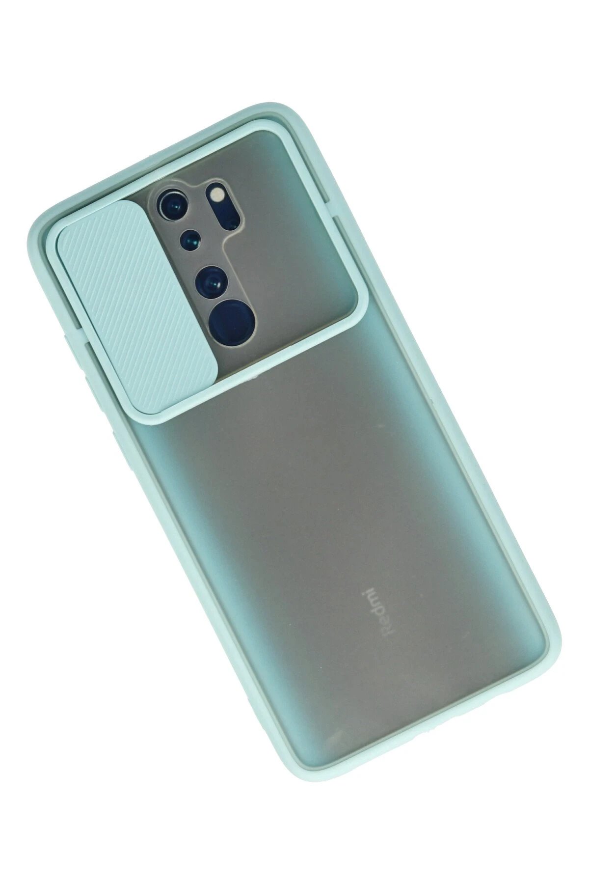 Newface Xiaomi Redmi Note 8 Pro Kılıf Palm Buzlu Kamera Sürgülü Silikon uaz