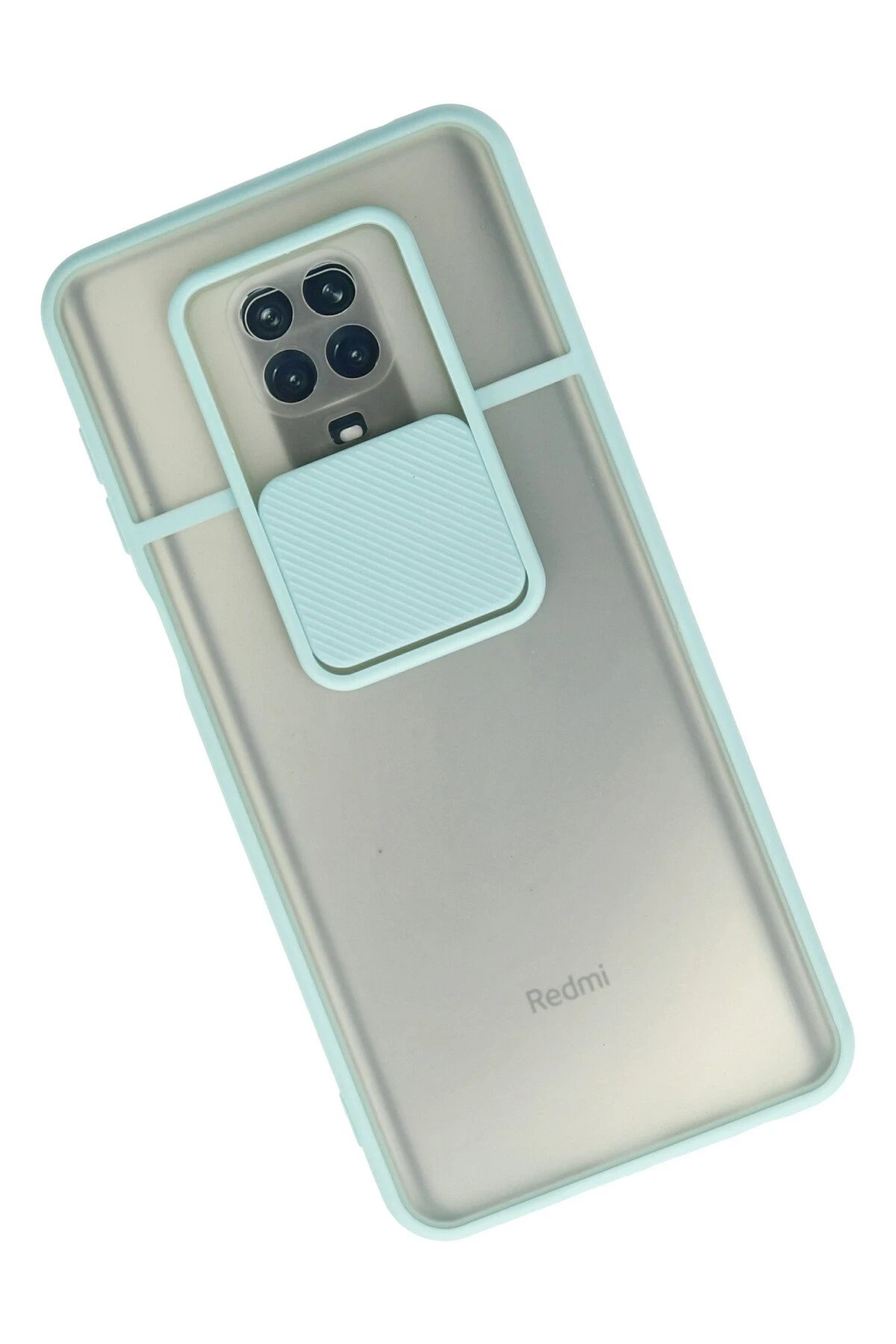 Newface Xiaomi Redmi Note 9 Pro Kılıf Palm Buzlu Kamera Sürgülü Silikon uaz