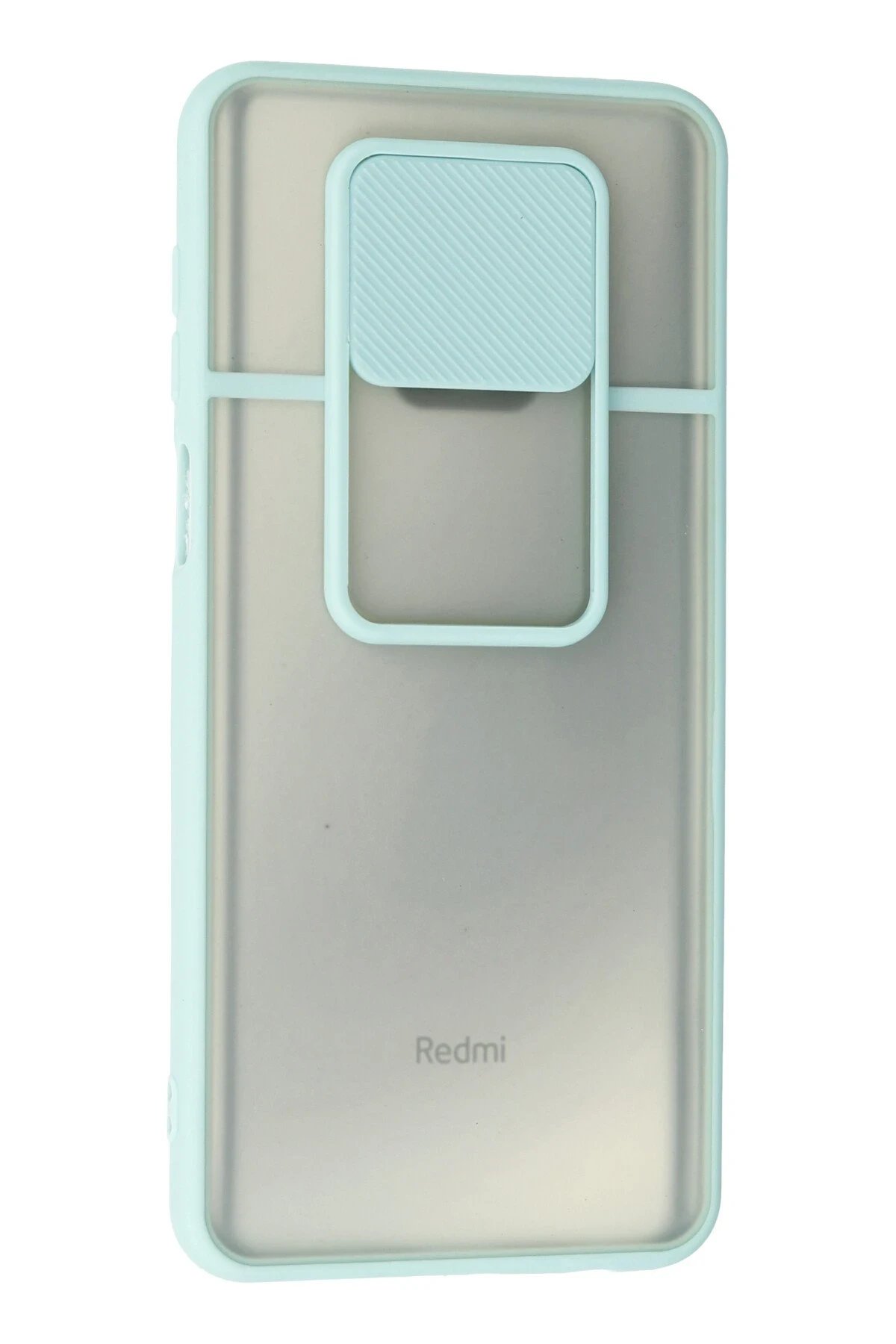 Newface Xiaomi Redmi Note 9 Pro Kılıf Palm Buzlu Kamera Sürgülü Silikon uaz