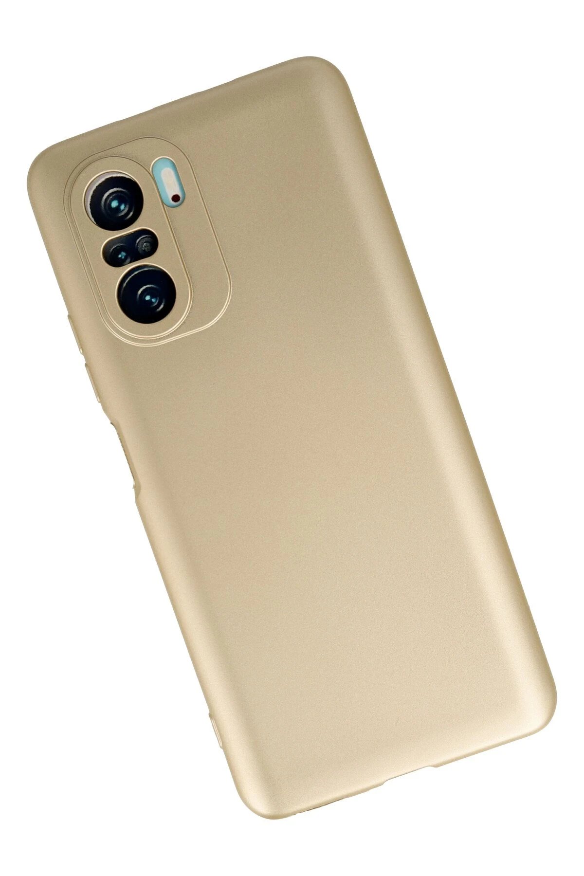 Newface Xiaomi Poco F3 Kılıf First Silikon - Gold