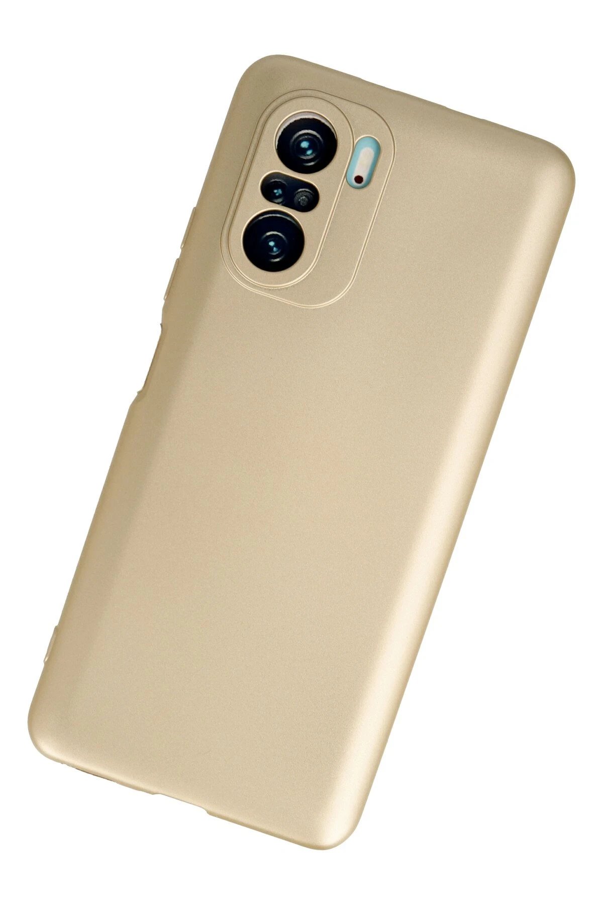 Newface Xiaomi Poco F3 Kılıf First Silikon - Gold