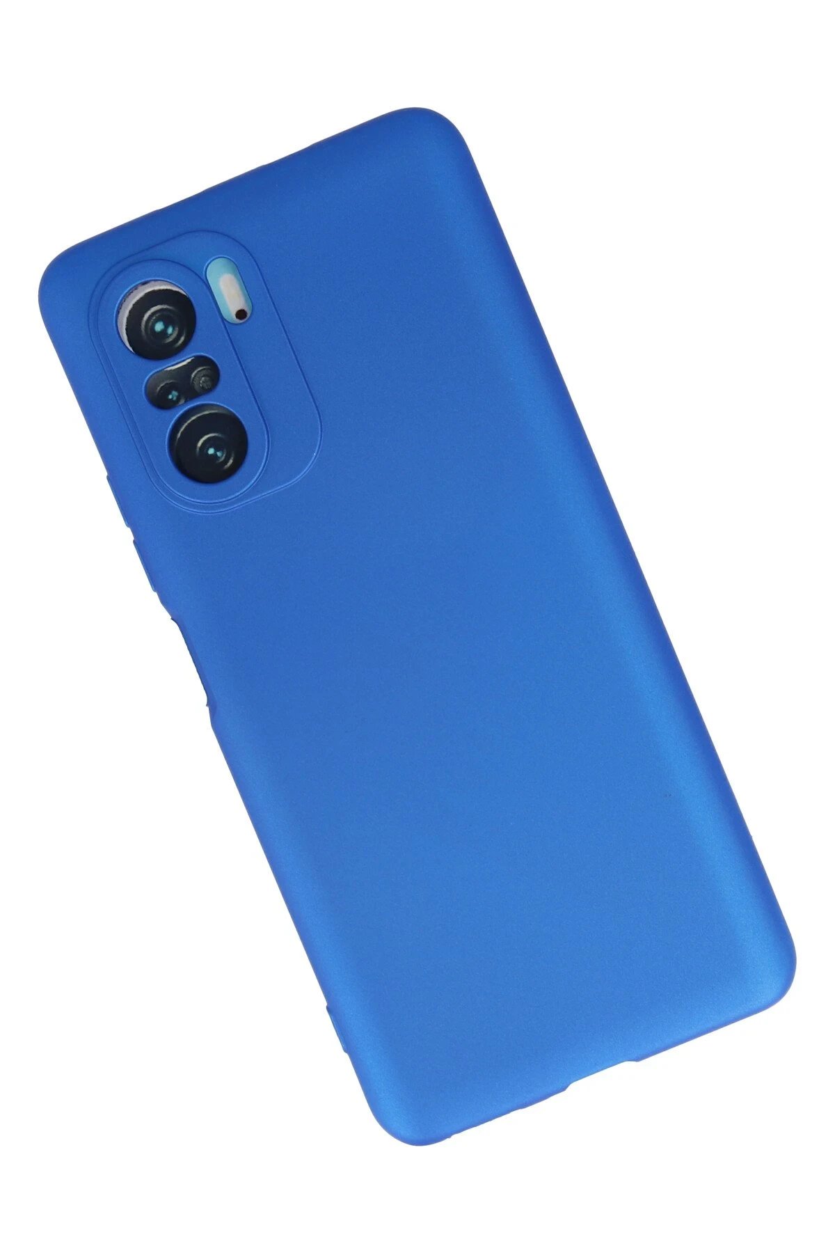 Newface Xiaomi Poco F3 Kılıf First Silikon - Mavi