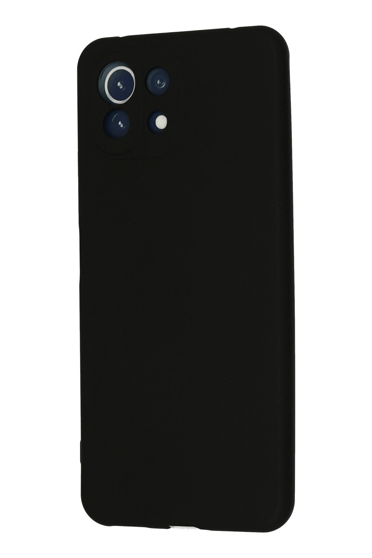 Newface Xiaomi Mİ 11 Lite Kılıf Nano içi Kadife Silikon - Siyah