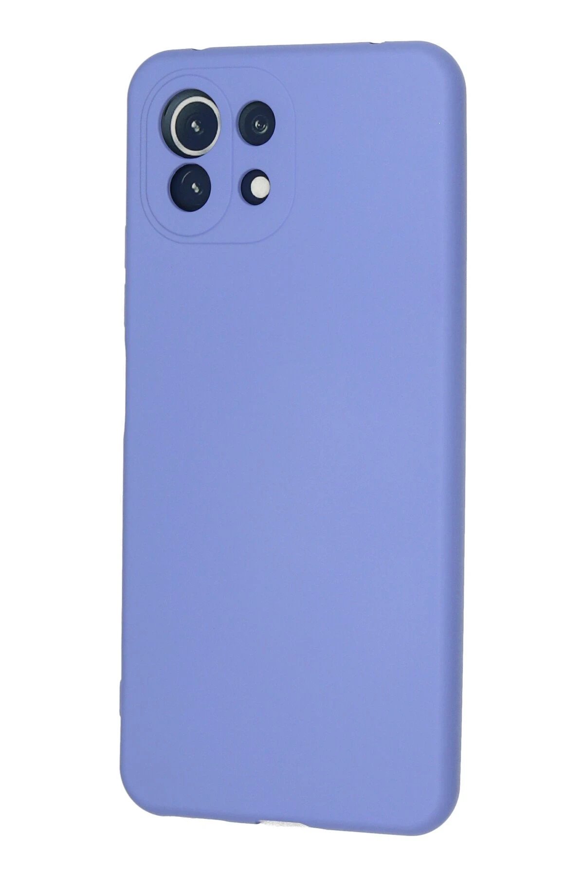 Newface Xiaomi Mİ 11 Lite Kılıf Nano içi Kadife Silikon - Lila