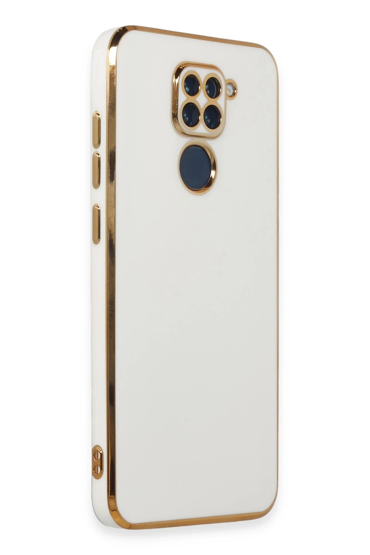 Newface Xiaomi Redmi Note 9 Kılıf Volet Silikon - Beyaz